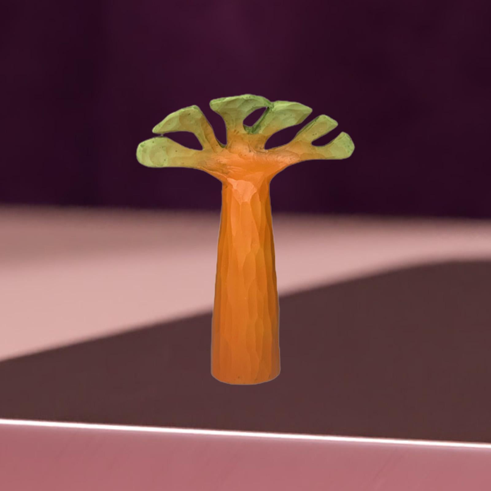 Resin Baobab Tree Model Statue Sculpture for Yoga Studios, Hotels Decorative