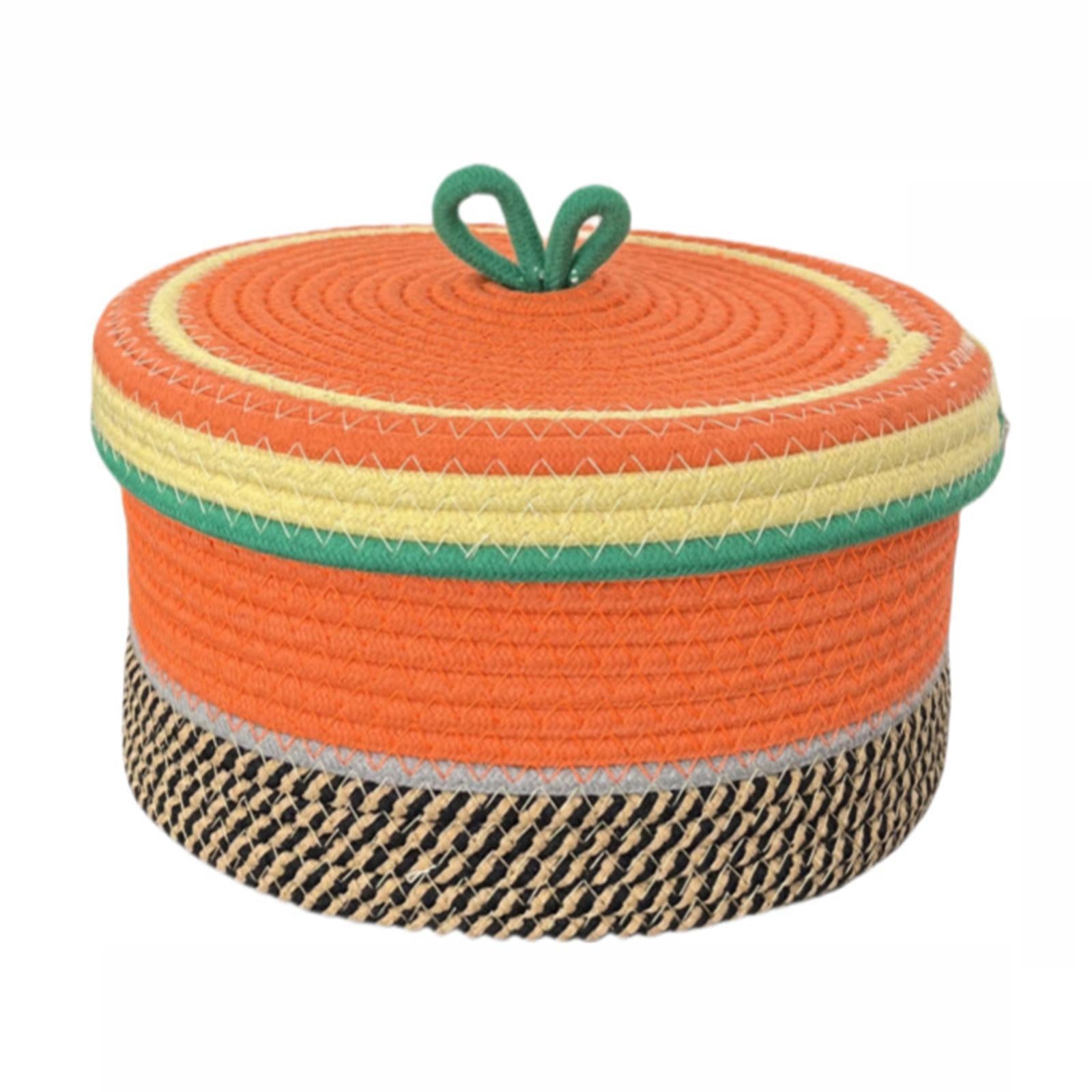 Cotton Rope Storage Basket Storage Basket for Toys Living Room Kitchen