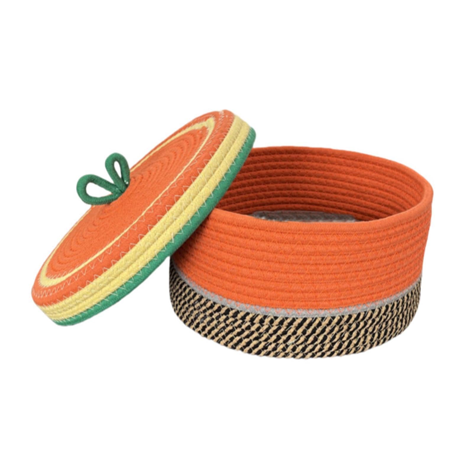 Cotton Rope Storage Basket Storage Basket for Toys Living Room Kitchen