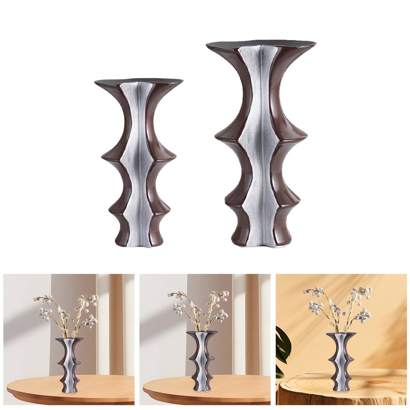 Vase Gift Modern Chinese Style Decorative Flower Pot for Garden Bedroom Cafe S
