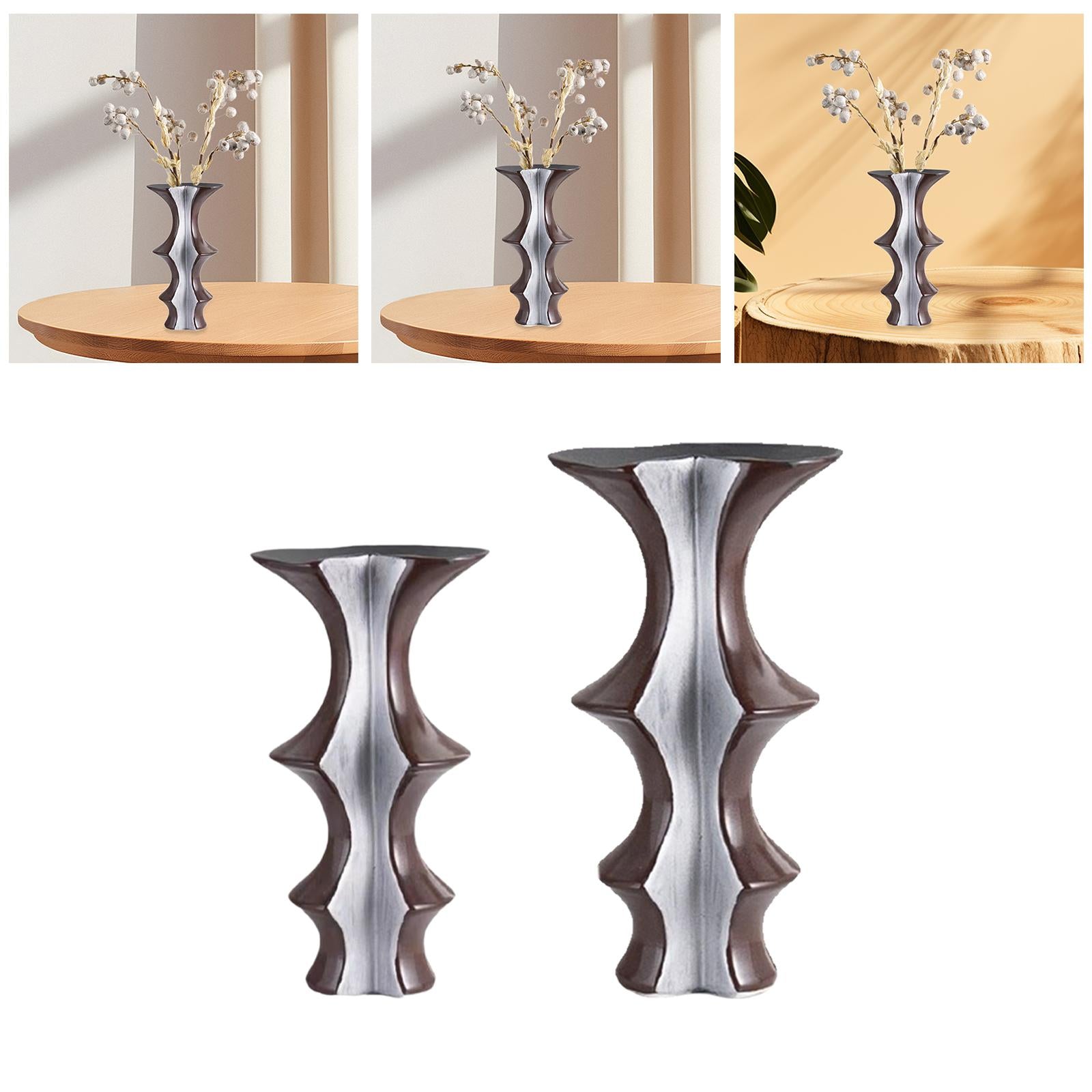 Vase Gift Modern Chinese Style Decorative Flower Pot for Garden Bedroom Cafe S