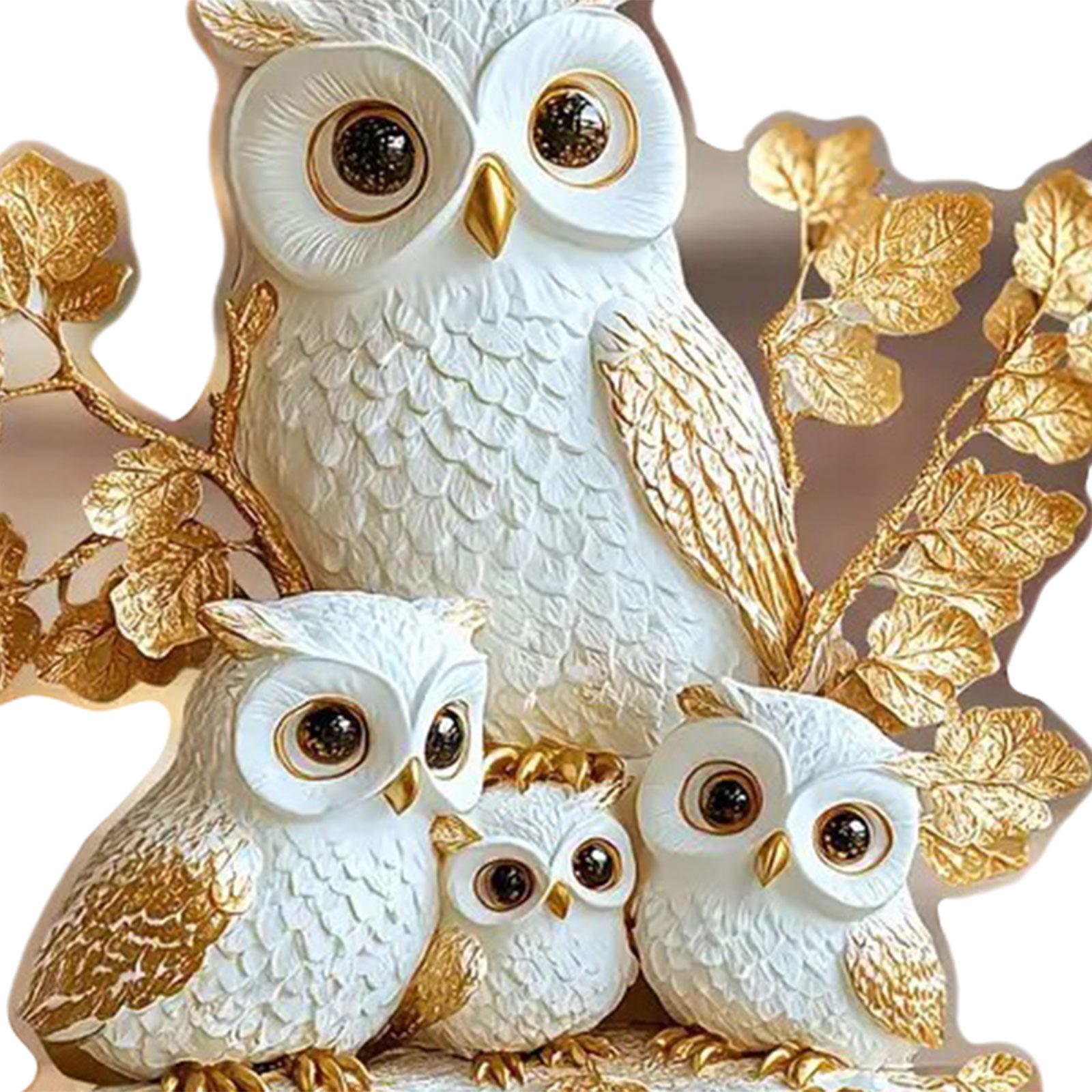 2D Owl Acrylic Sign Artwork Decorative Plaque for Living Room Office Bedroom