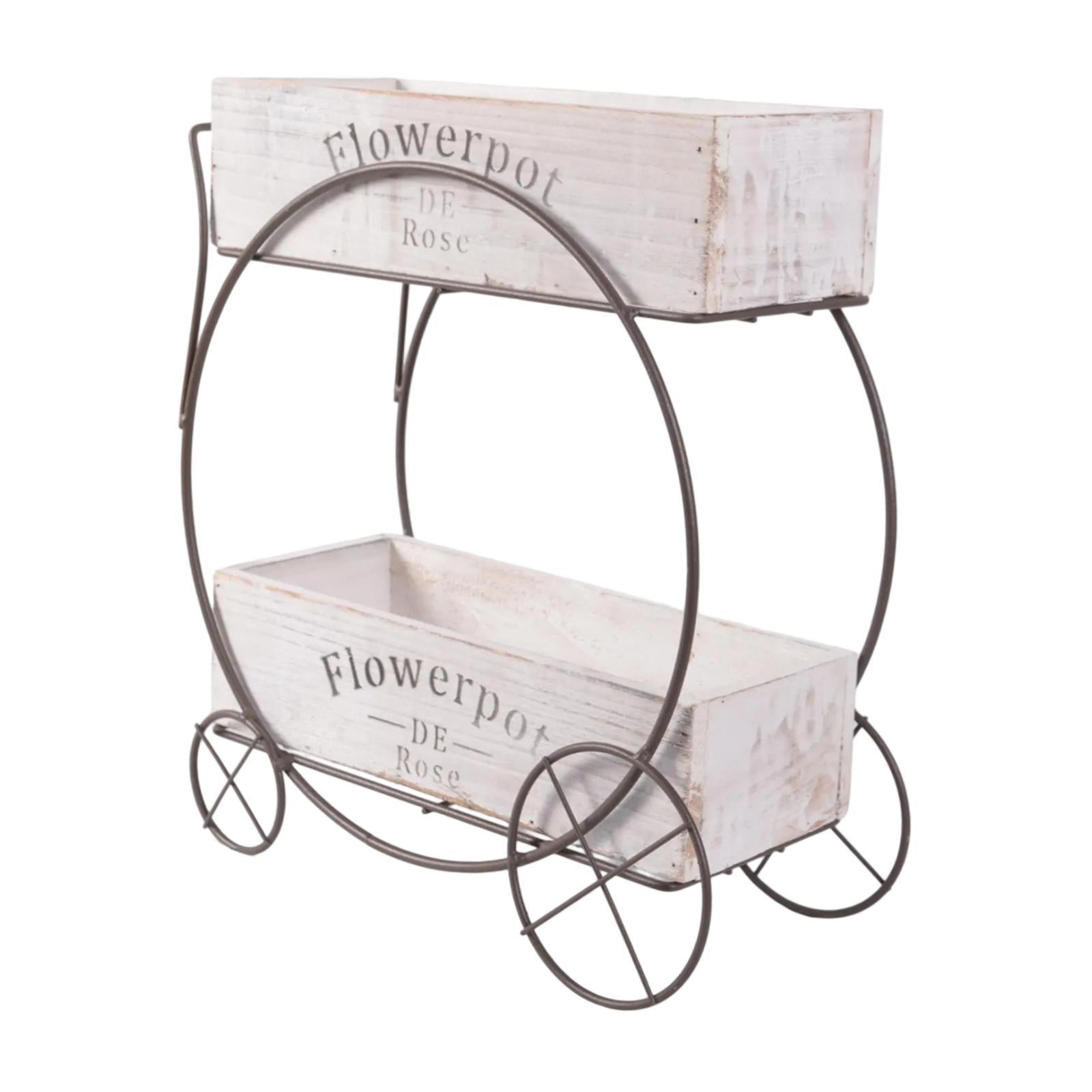 Metal Hanging Wire Basket Iron Wall Mounted Organizer for Garden Office Home 31.5cmx14.5cmx36.5cm