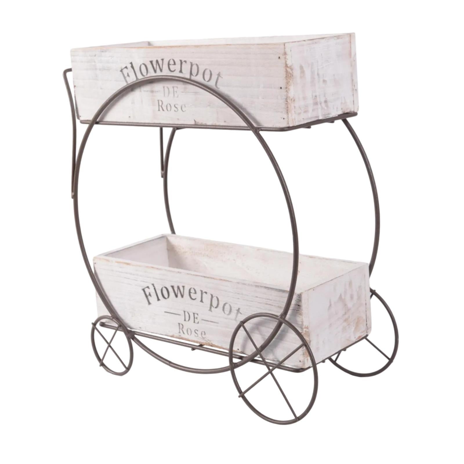Metal Hanging Wire Basket Iron Wall Mounted Organizer for Garden Office Home 31.5cmx14.5cmx36.5cm