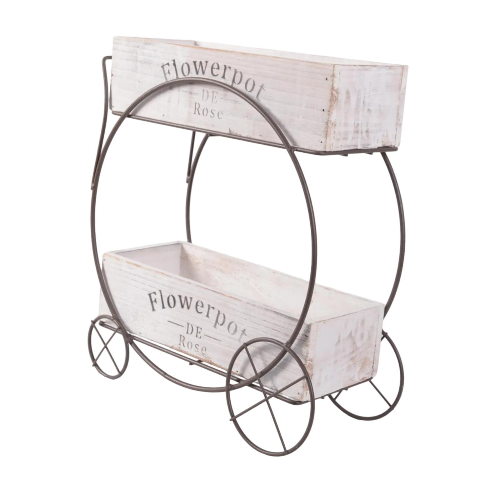 Metal Hanging Wire Basket Iron Wall Mounted Organizer for Garden Office Home 31.5cmx14.5cmx36.5cm