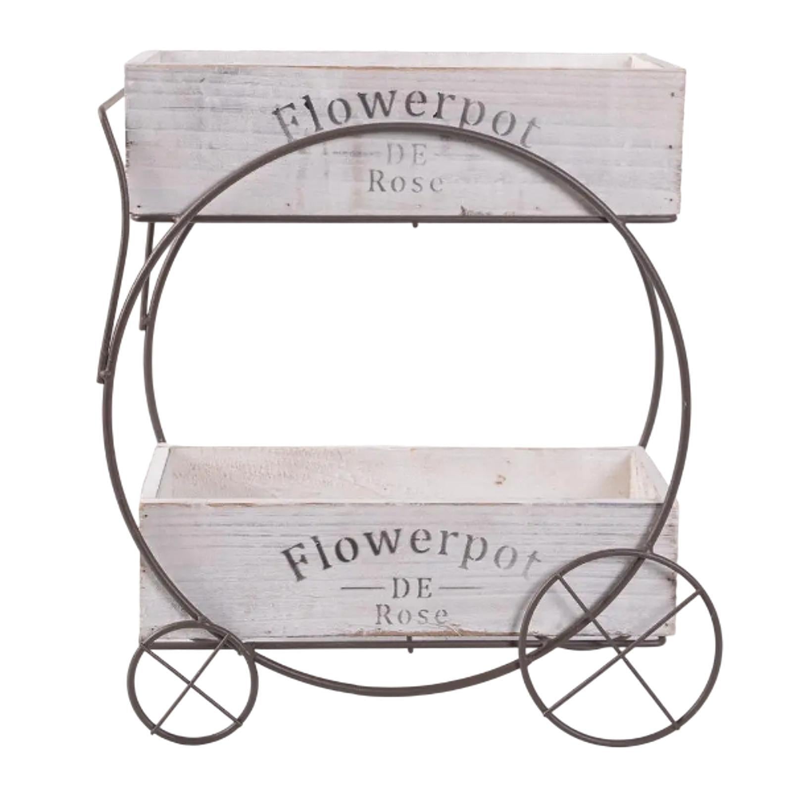 Metal Hanging Wire Basket Iron Wall Mounted Organizer for Garden Office Home 31.5cmx14.5cmx36.5cm