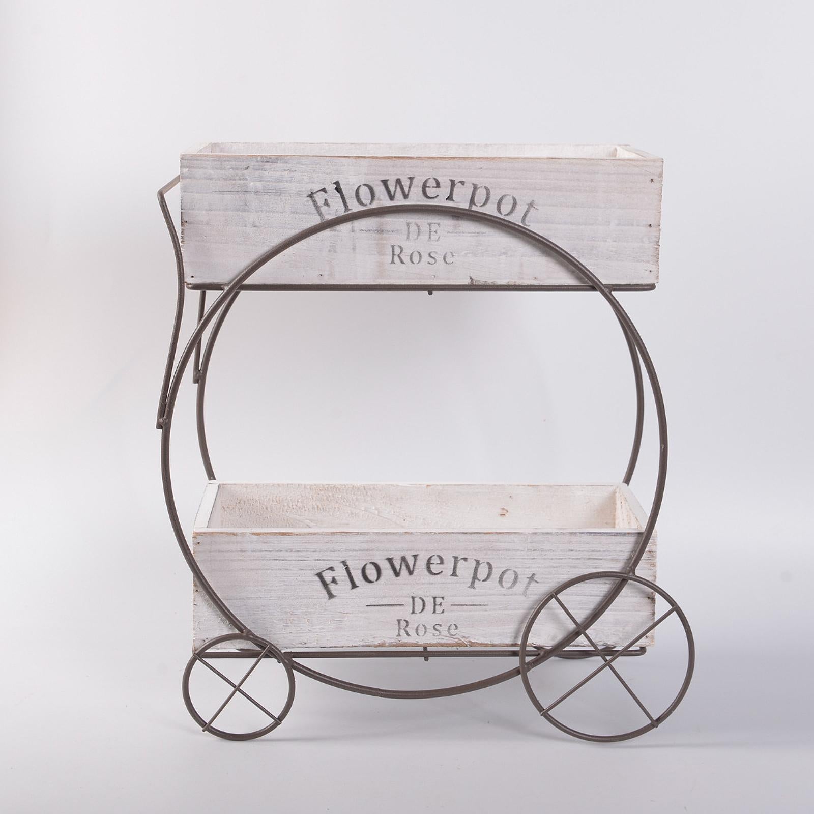 Metal Hanging Wire Basket Iron Wall Mounted Organizer for Garden Office Home 31.5cmx14.5cmx36.5cm