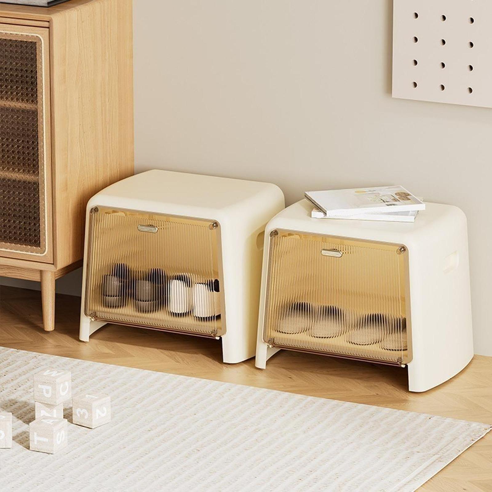 Ottoman Foot Rest with Storage Storage Bench for Dressing Room Home Entryway