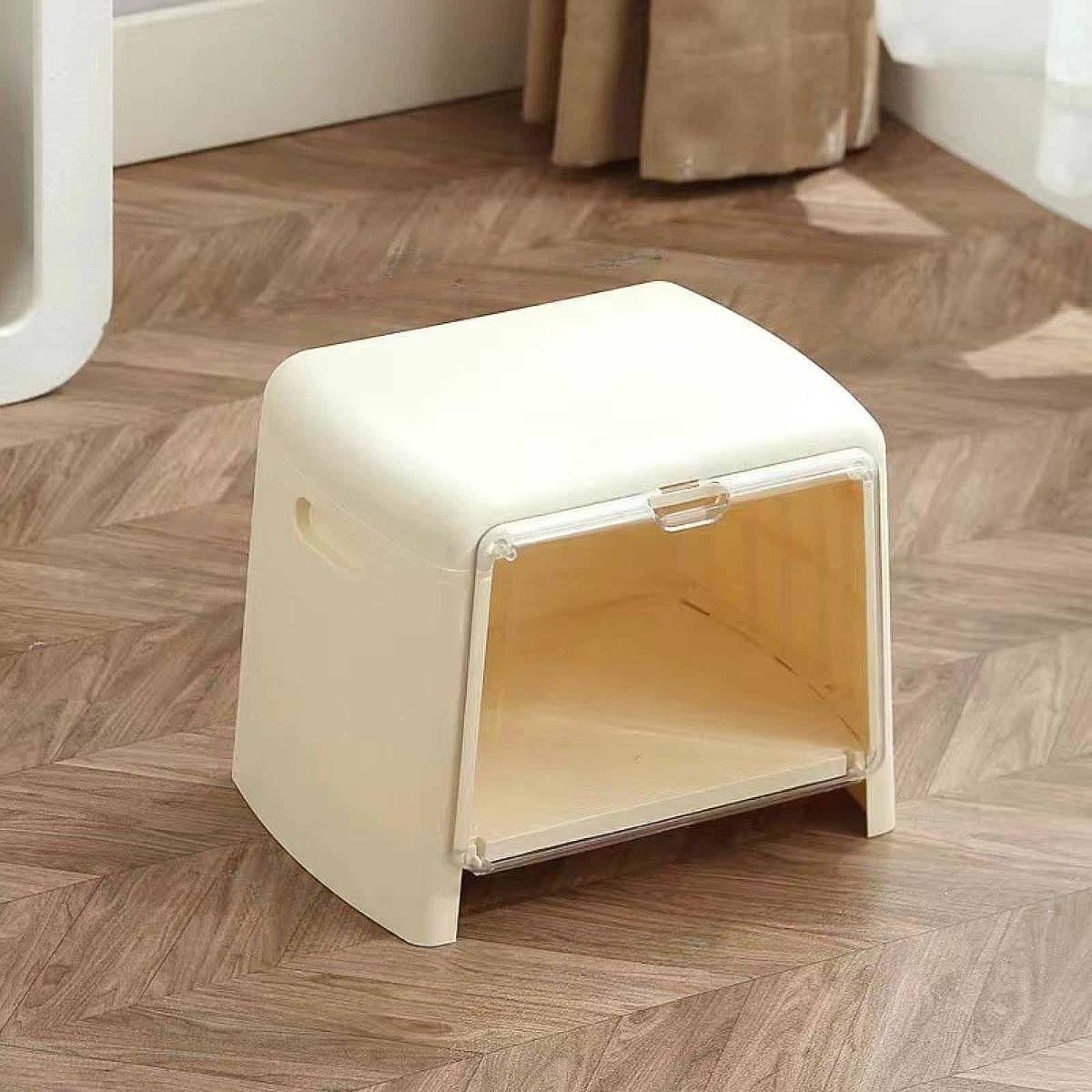 Ottoman Foot Rest with Storage Storage Bench for Dressing Room Home Entryway