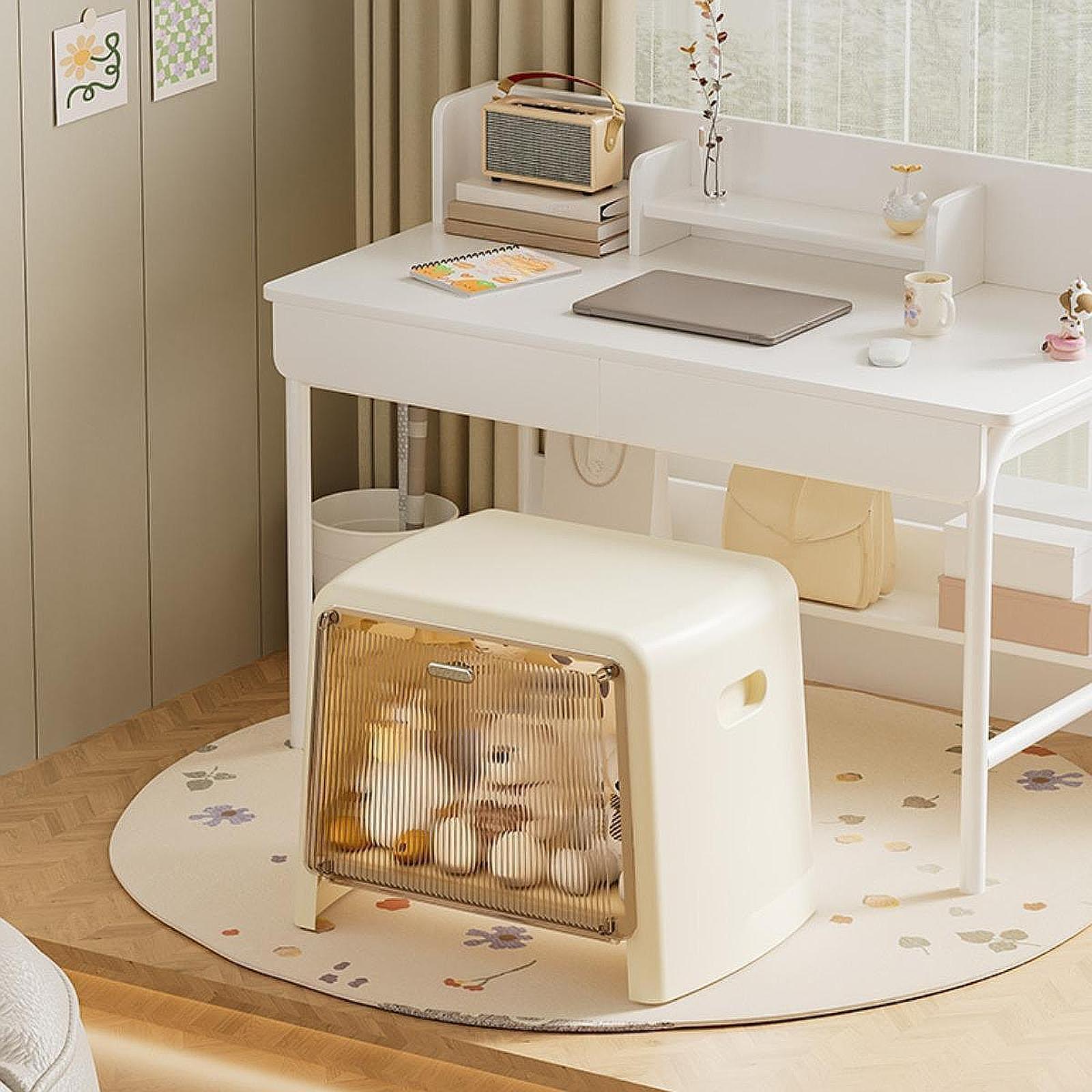 Ottoman Foot Rest with Storage Storage Bench for Dressing Room Home Entryway