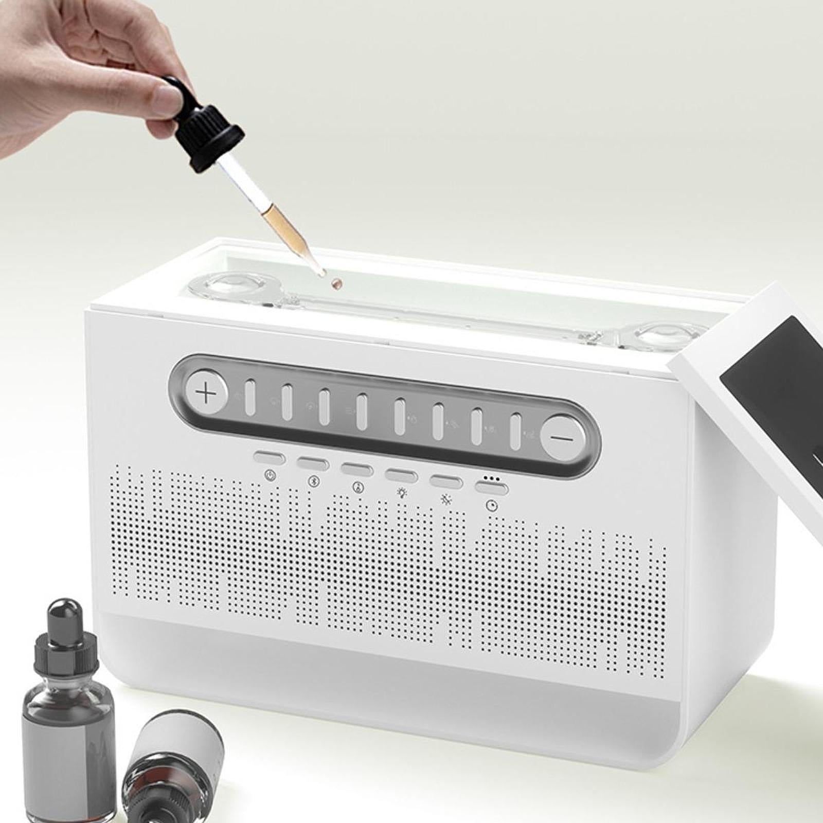 Aroma Humidifier Timer Portable Speaker for Bedside Table Indoor Living Room