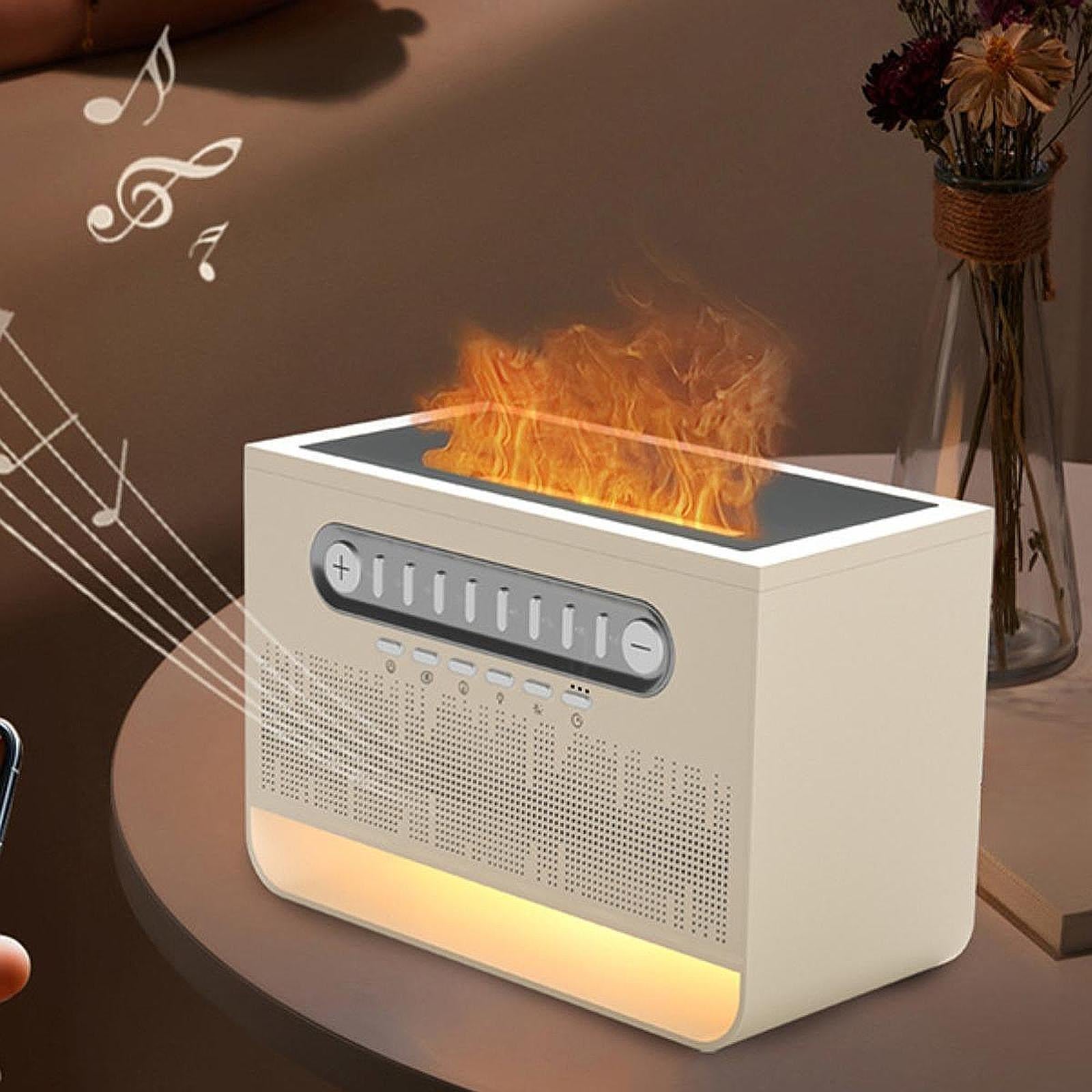 Aroma Humidifier Timer Portable Speaker for Bedside Table Indoor Living Room