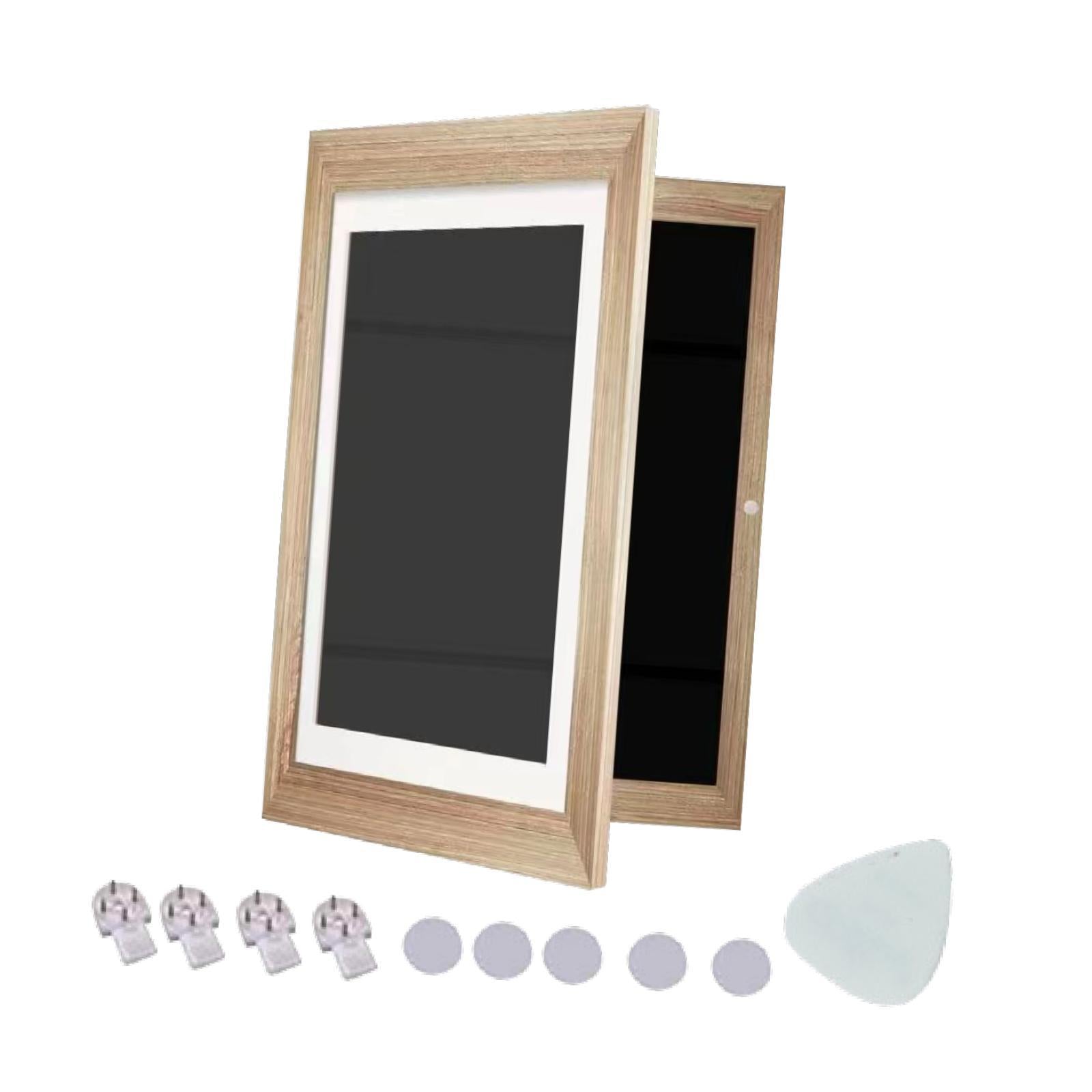 8K Kids Art Display Frame Accessory for Certificates Documents Picture Frame Wood Color Frame