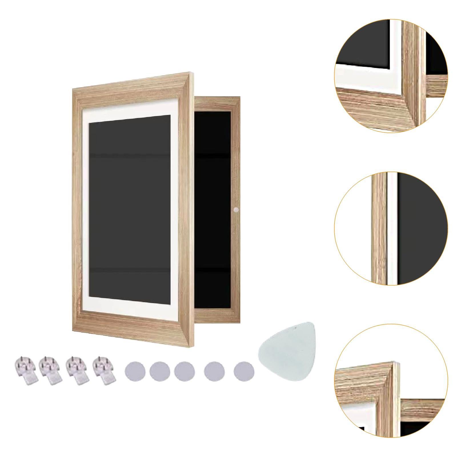 8K Kids Art Display Frame Accessory for Certificates Documents Picture Frame Wood Color Frame
