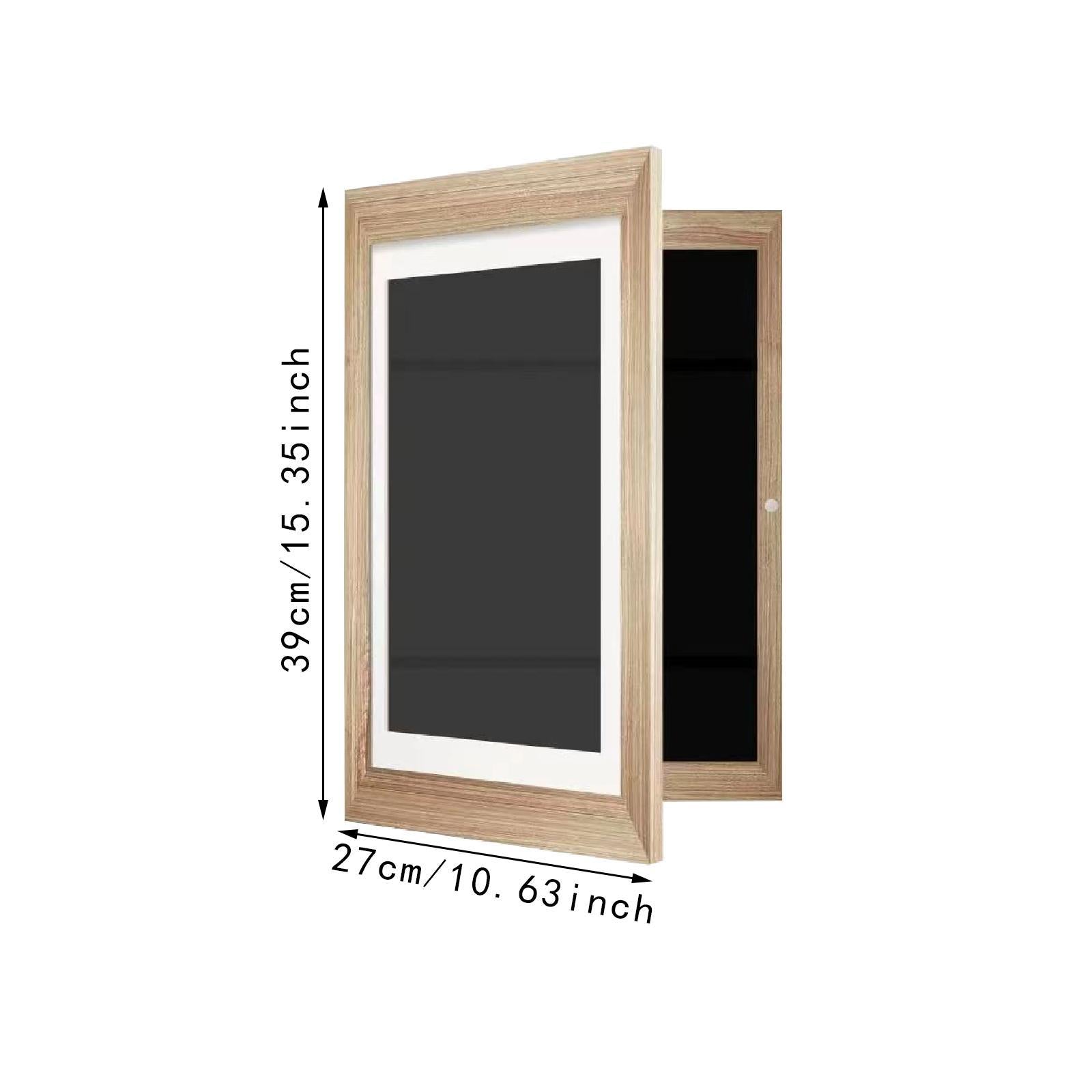 8K Kids Art Display Frame Accessory for Certificates Documents Picture Frame Wood Color Frame