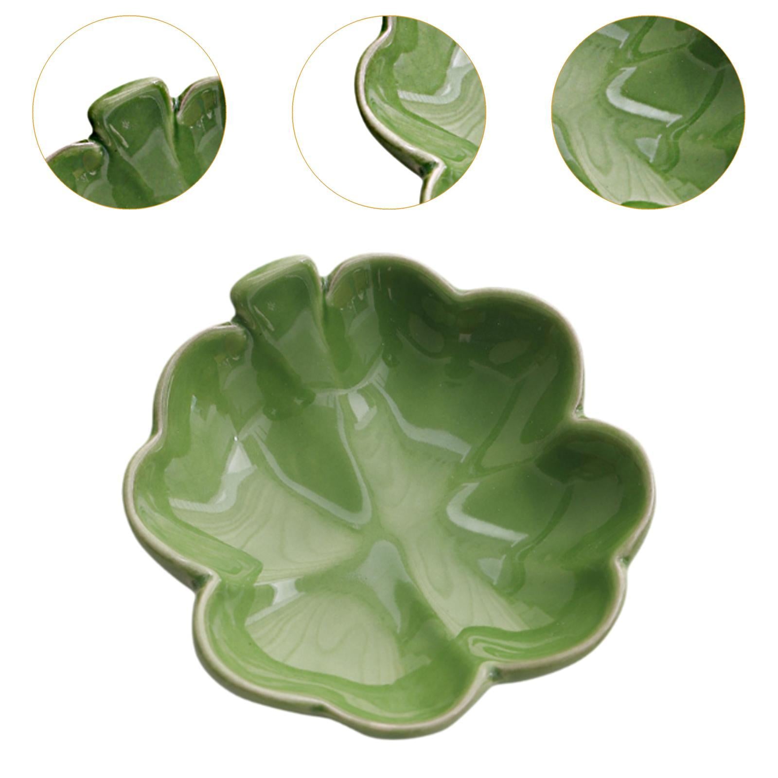 Ceramic Tray Multifunctional Decorative Plate Rings Dish Holder Trinket Dish