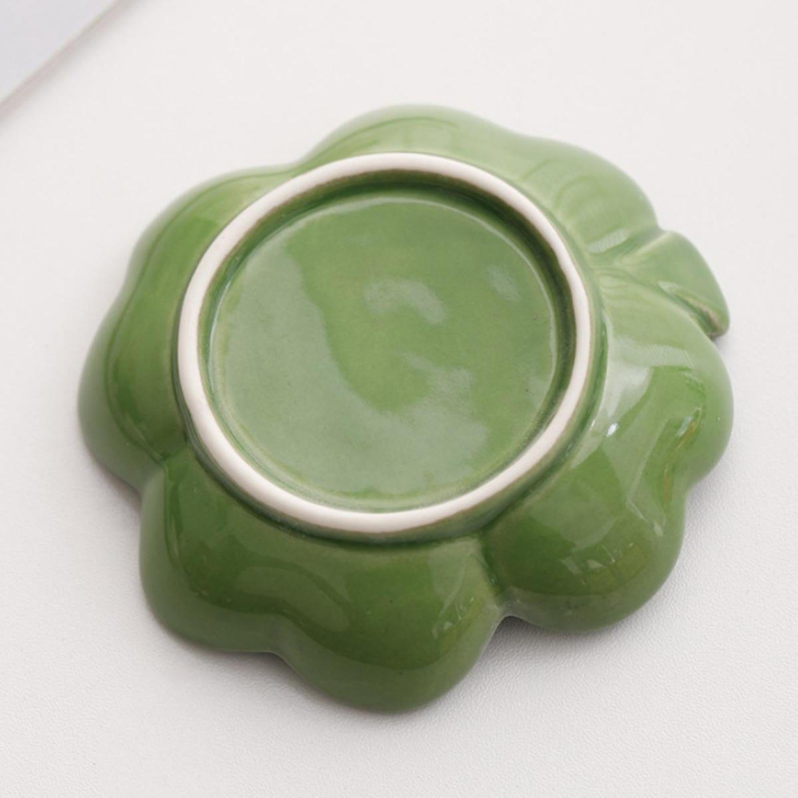 Ceramic Tray Multifunctional Decorative Plate Rings Dish Holder Trinket Dish
