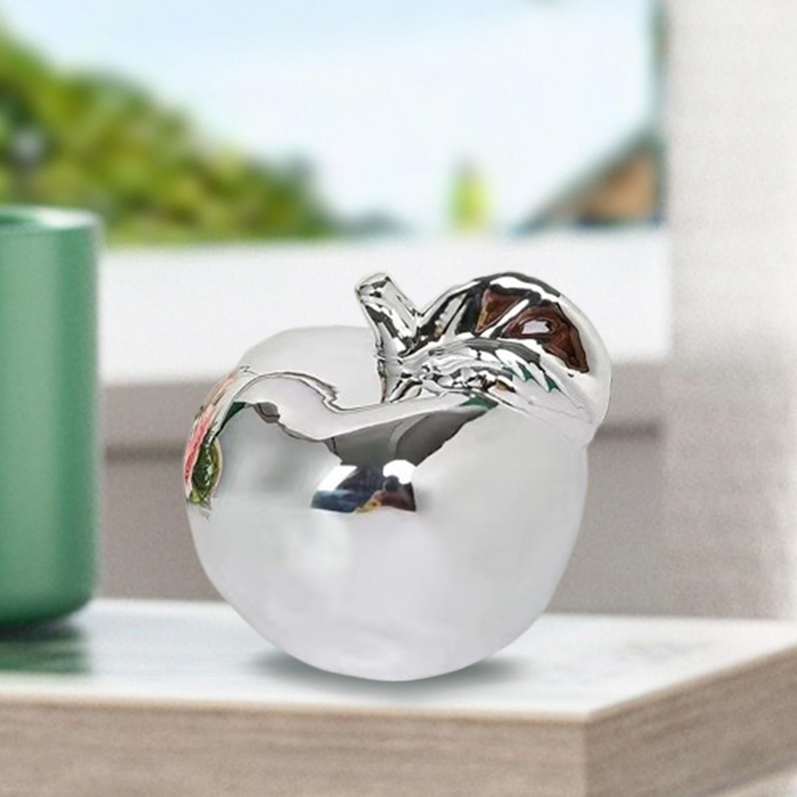 Fruit Sculpture Delicate Collection Ornament for Restaurants Offices Porches S Silver