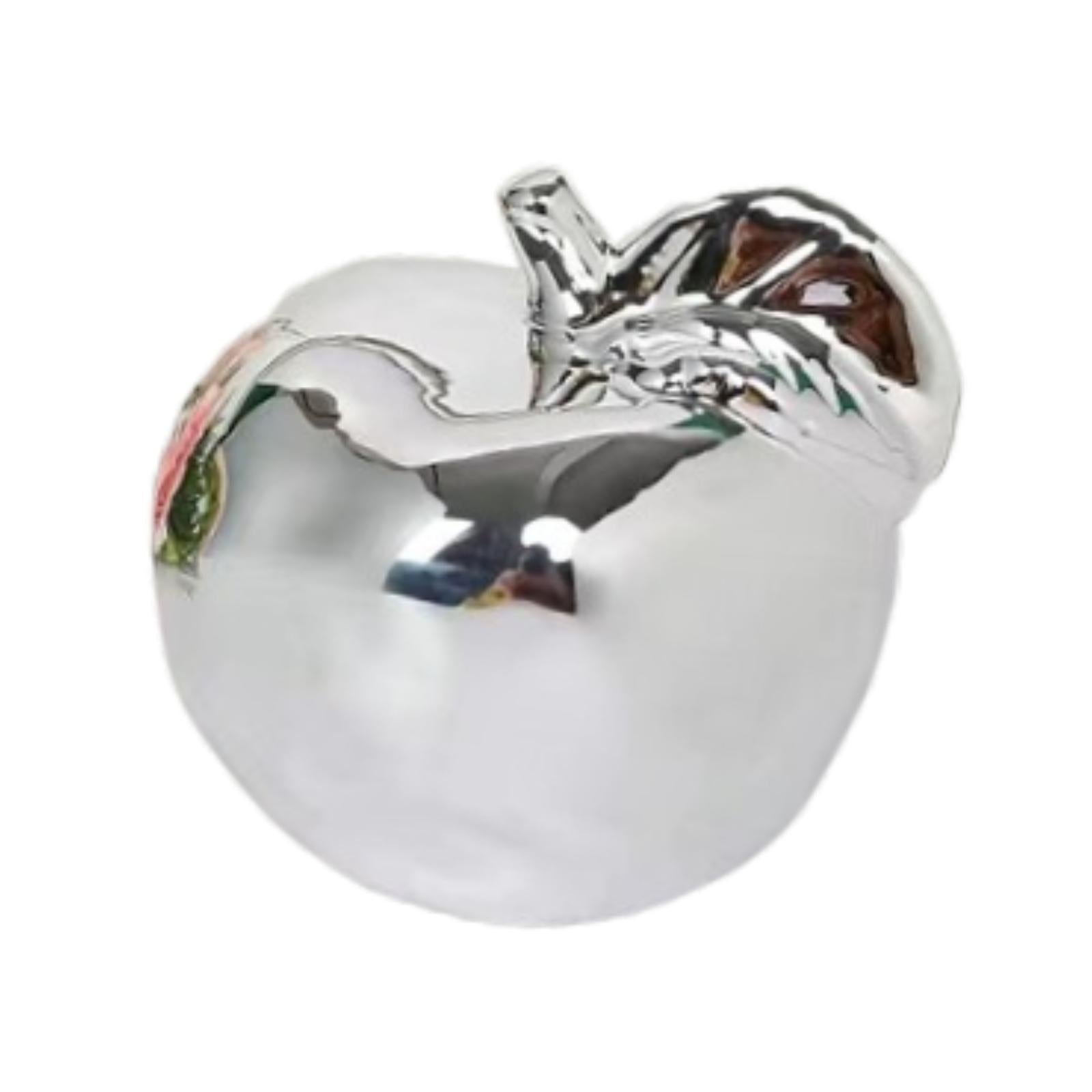 Fruit Sculpture Delicate Collection Ornament for Restaurants Offices Porches S Silver