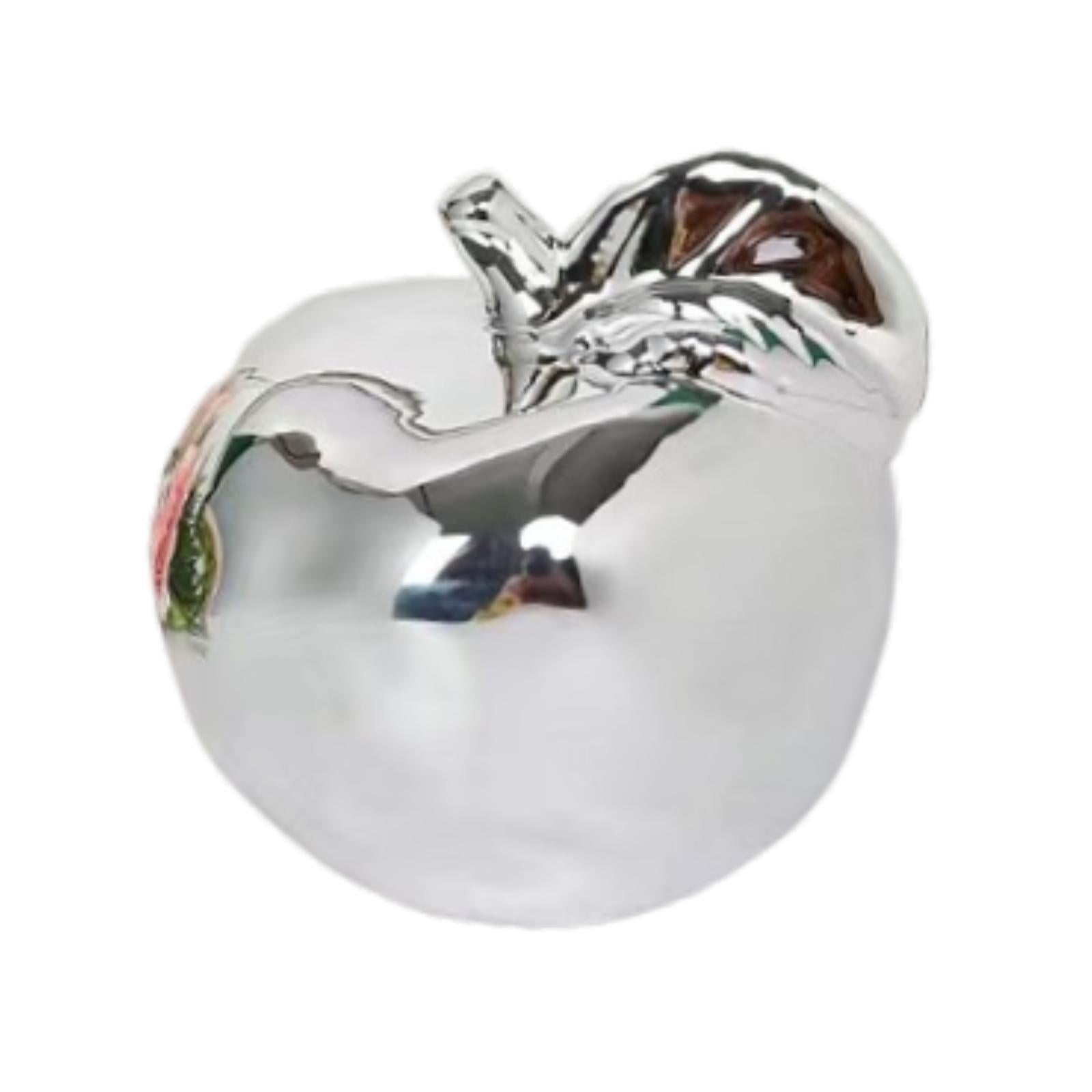 Fruit Sculpture Delicate Collection Ornament for Restaurants Offices Porches S Silver