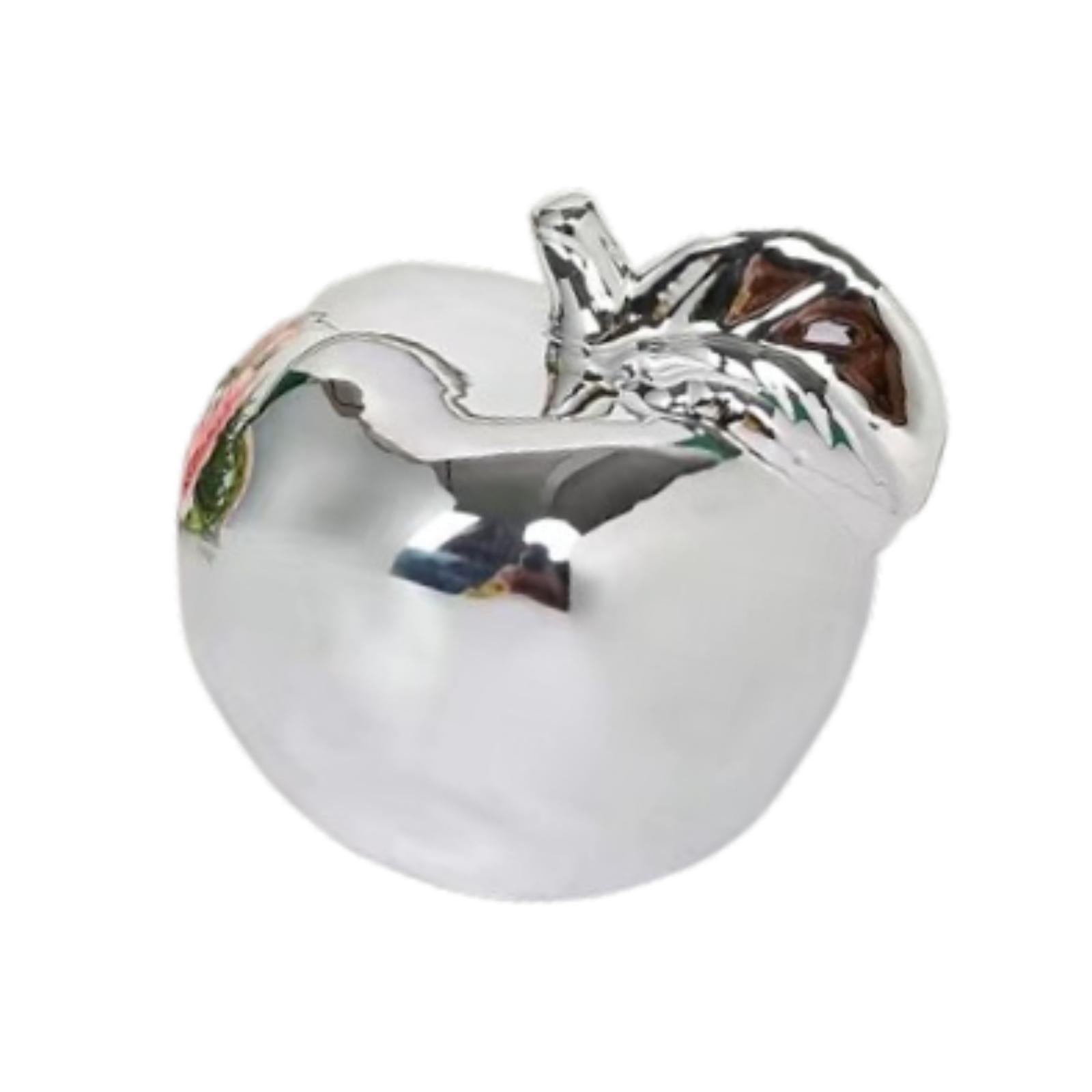 Fruit Sculpture Delicate Collection Ornament for Restaurants Offices Porches S Silver