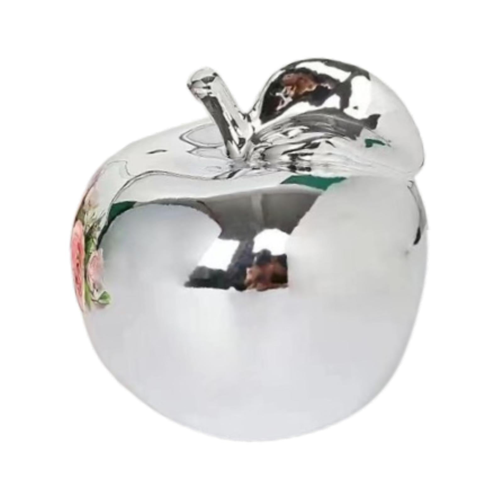 Fruit Sculpture Delicate Collection Ornament for Restaurants Offices Porches M Silver