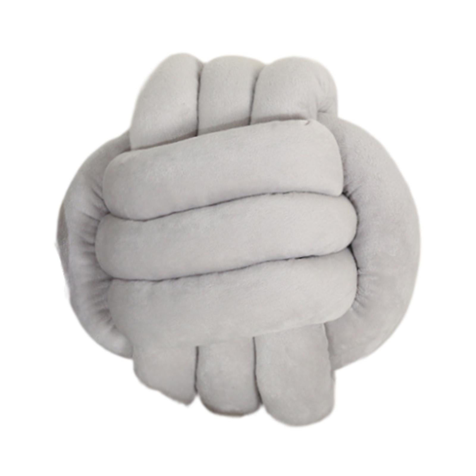 Knot Pillow Ball Aesthetic Handmade Decorative for Chair Living Room Bedroom
