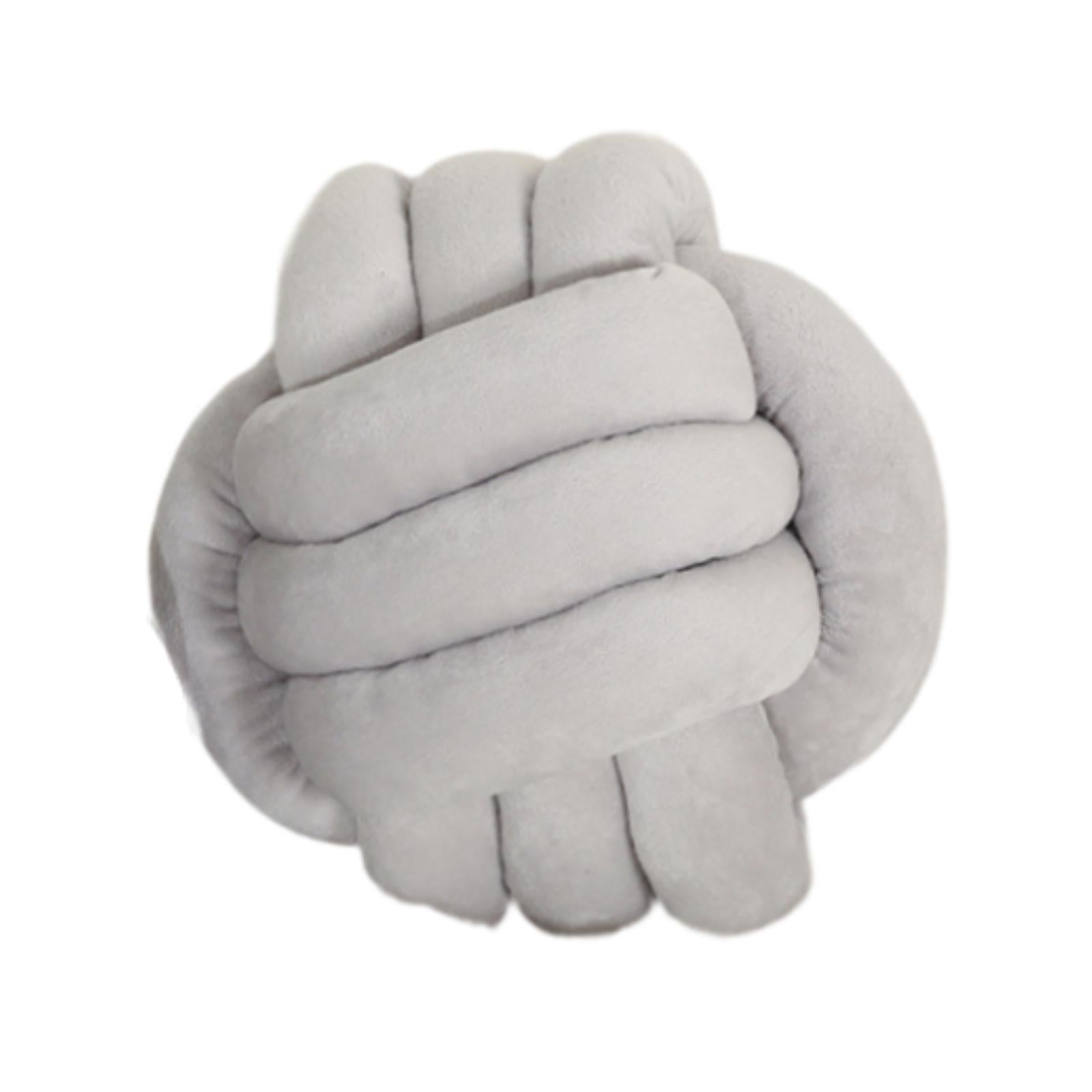 Knot Pillow Ball Aesthetic Handmade Decorative for Chair Living Room Bedroom