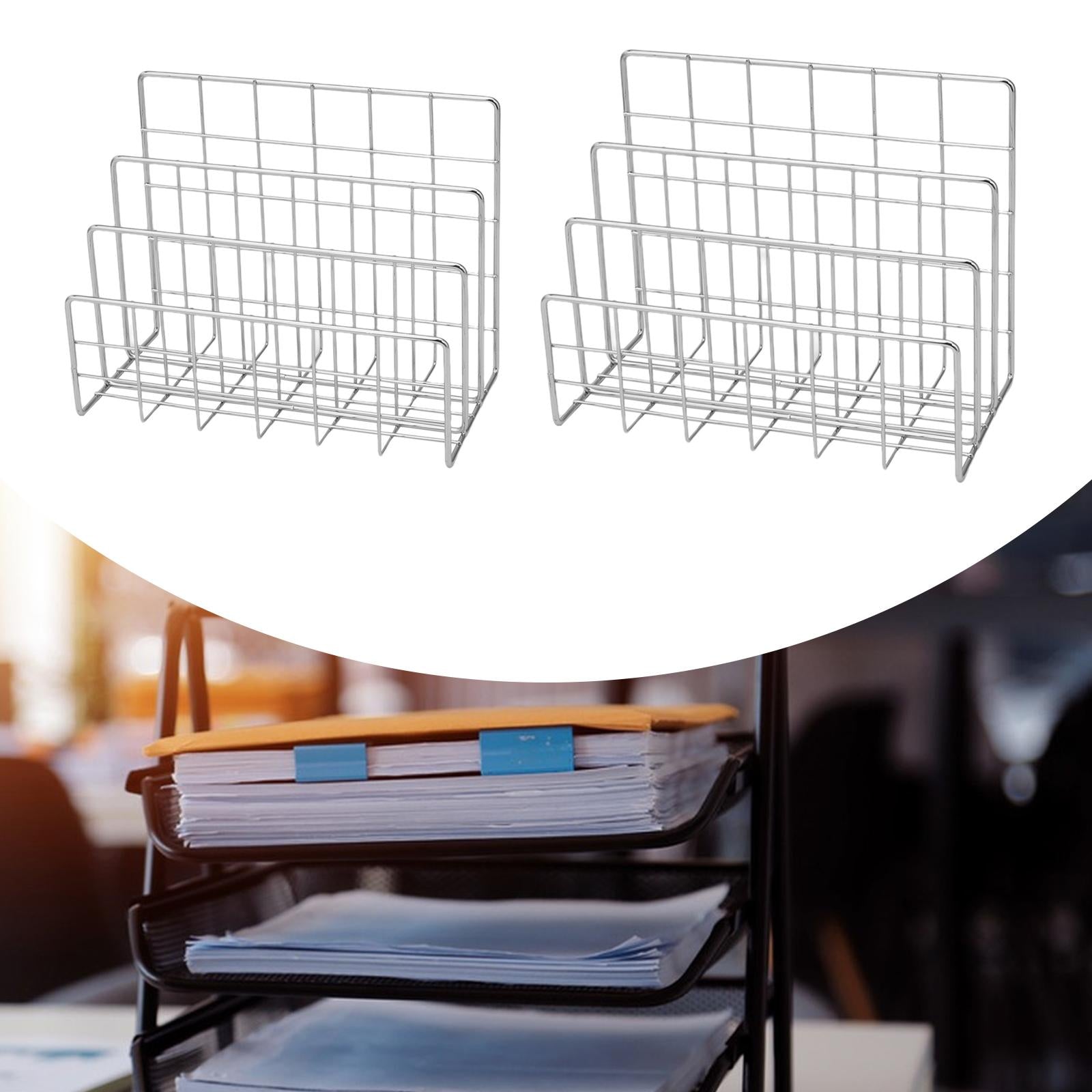 Small Mail Sorter Envelope Storage Holder for files Brochures Makeups Letter 17.5cmx9cmx13.5cm