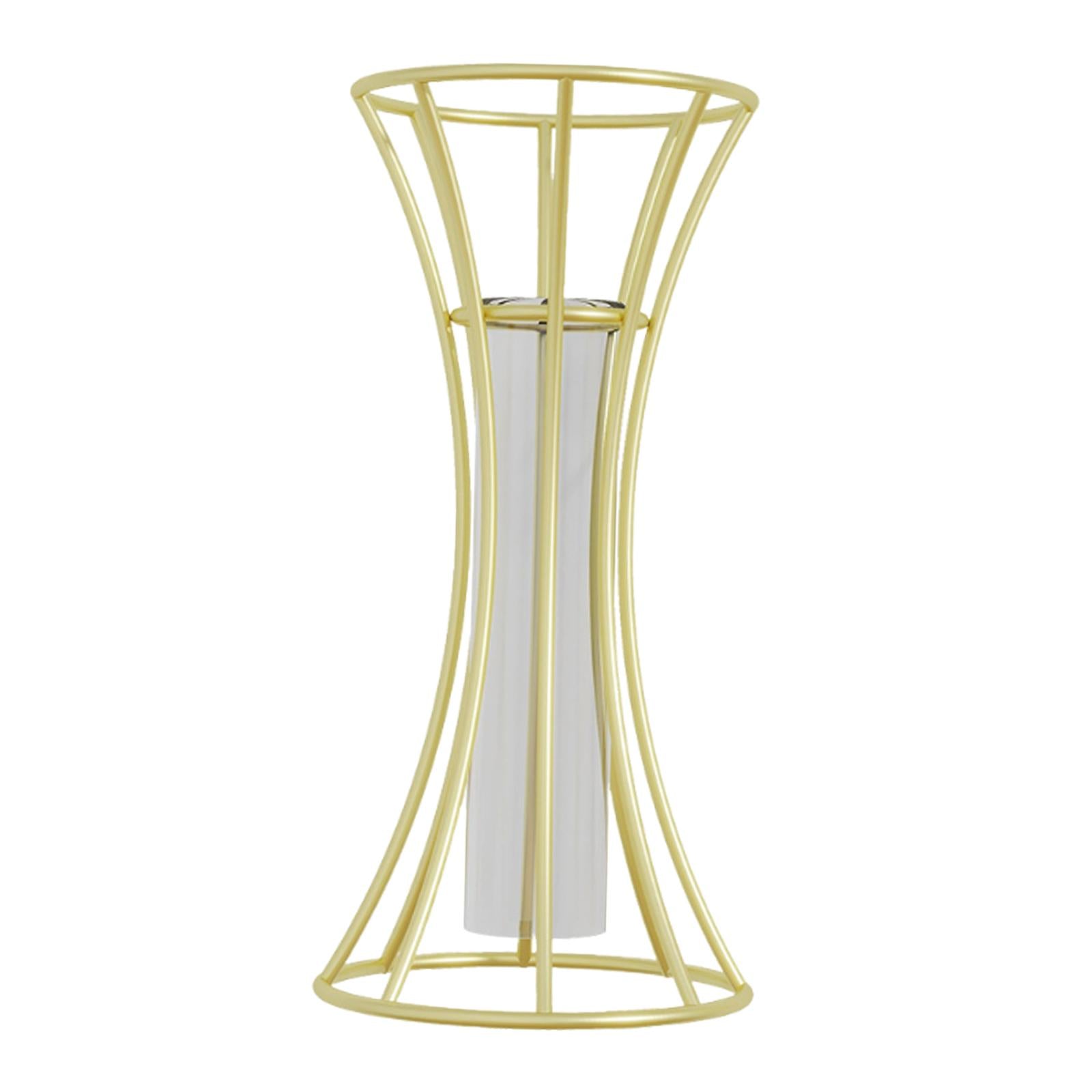 Glass Flower Vase Aesthetic Tabletop Ornament for Bedroom Dining Table Party Funnel Shaped