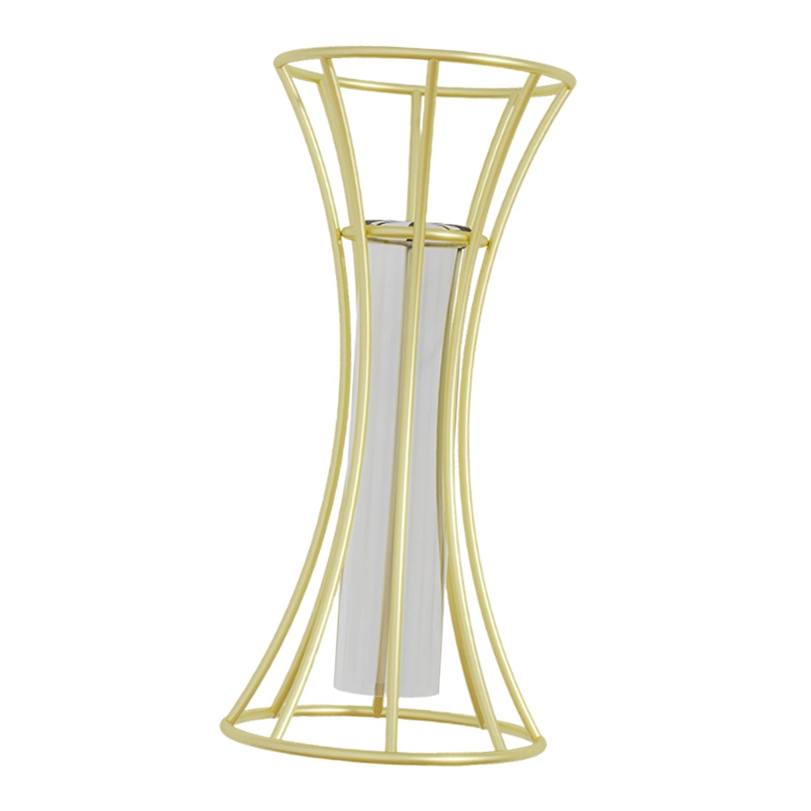 Glass Flower Vase Aesthetic Tabletop Ornament for Bedroom Dining Table Party Funnel Shaped