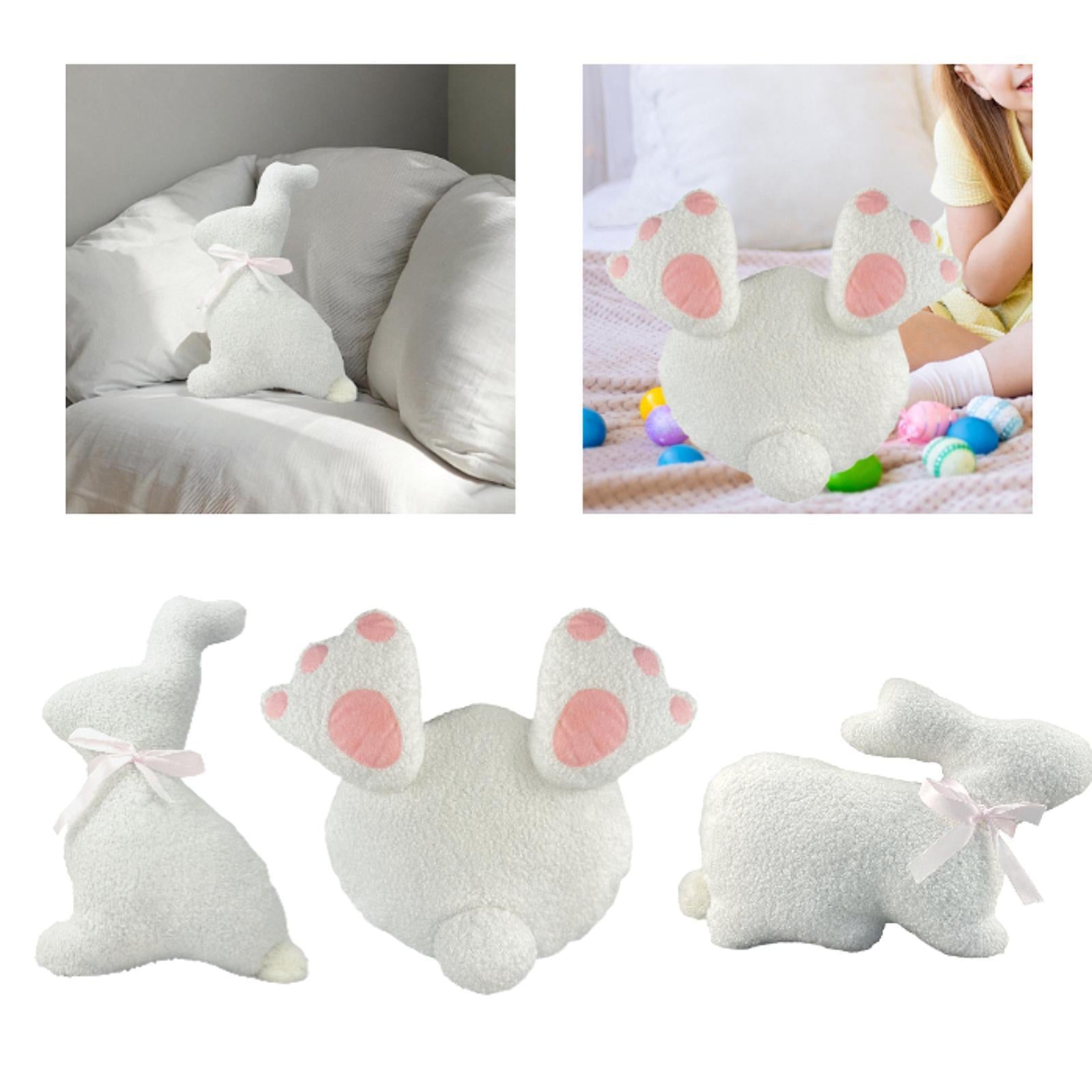 Easter Bunny Stuffed Toy Plush Cute Pillow for Decoration Party Living Room Standing rabbit