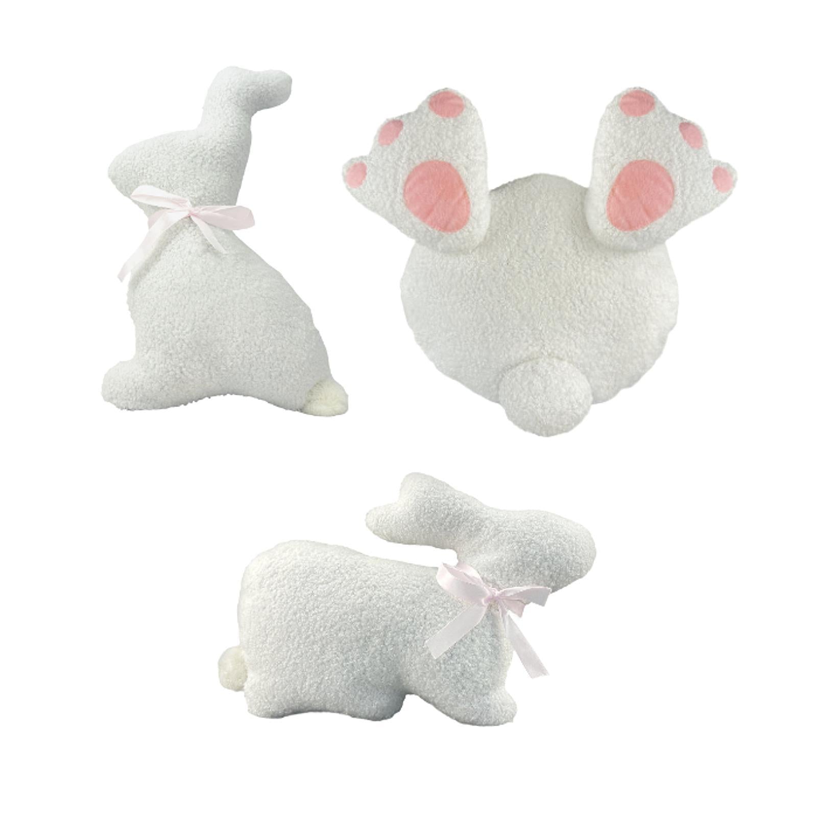 Easter Bunny Stuffed Toy Plush Cute Pillow for Decoration Party Living Room Standing rabbit