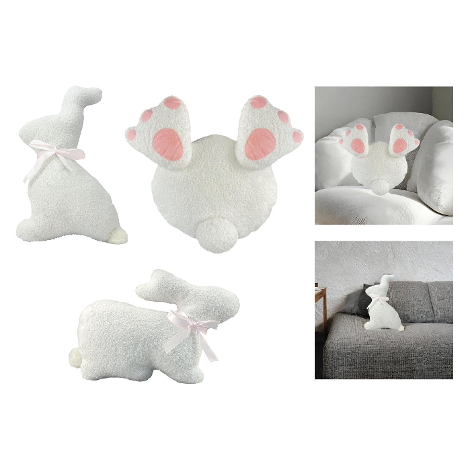 Easter Bunny Stuffed Toy Plush Cute Pillow for Decoration Party Living Room Standing rabbit