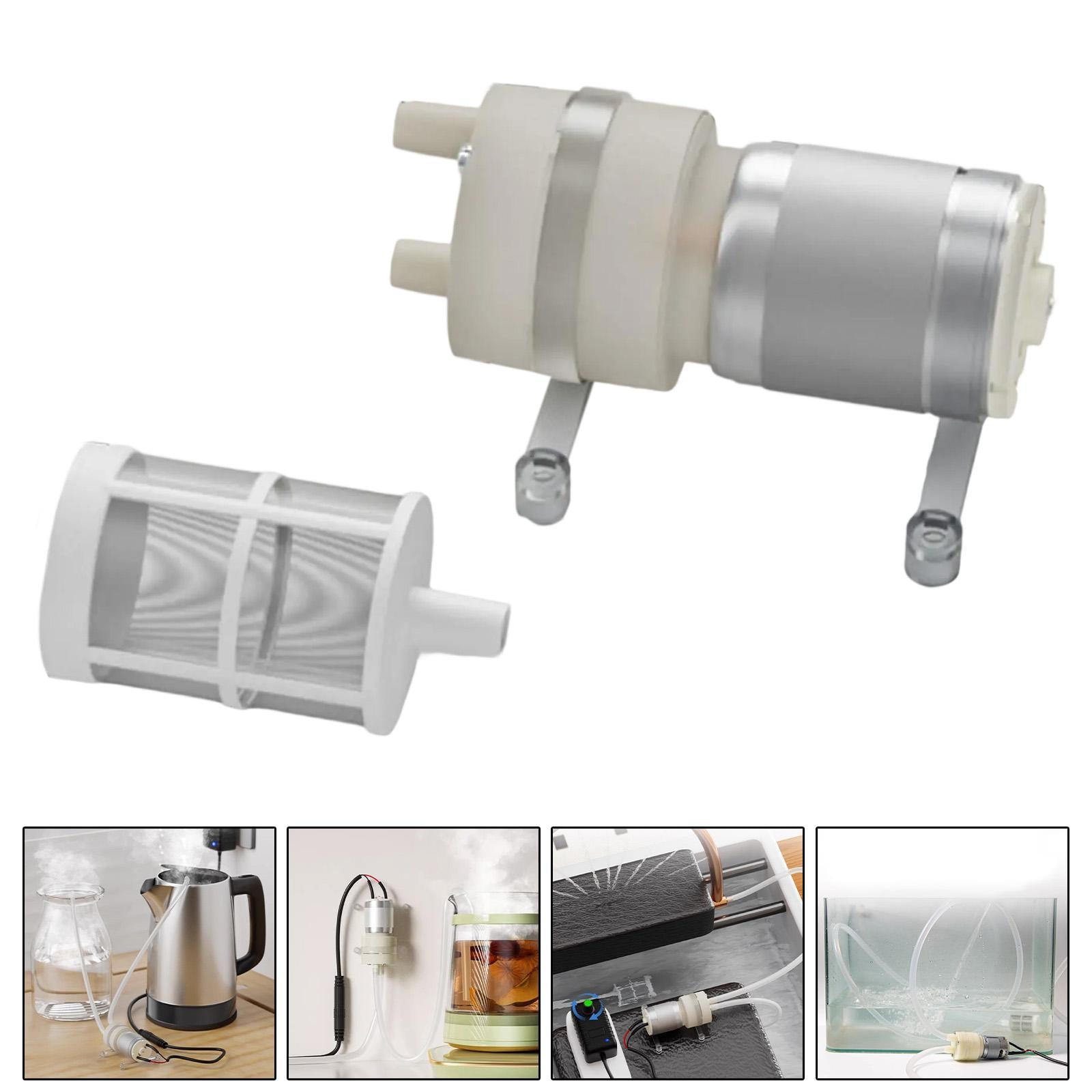 Self Priming Diaphragm Pump DC 12V Quiet for Water Coolers RV Water Dispenser No Cable