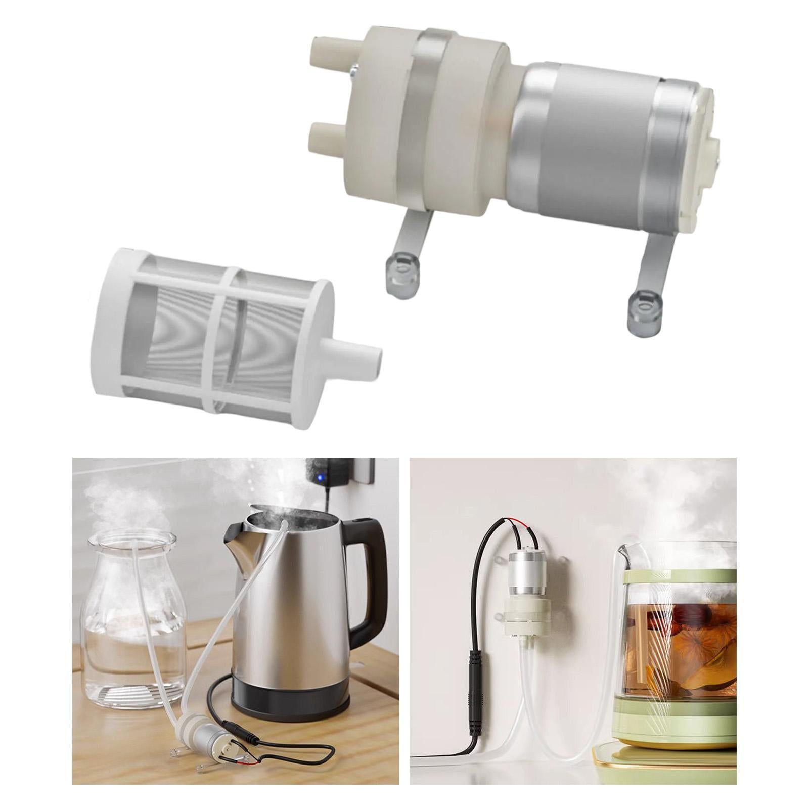 Self Priming Diaphragm Pump DC 12V Quiet for Water Coolers RV Water Dispenser No Cable