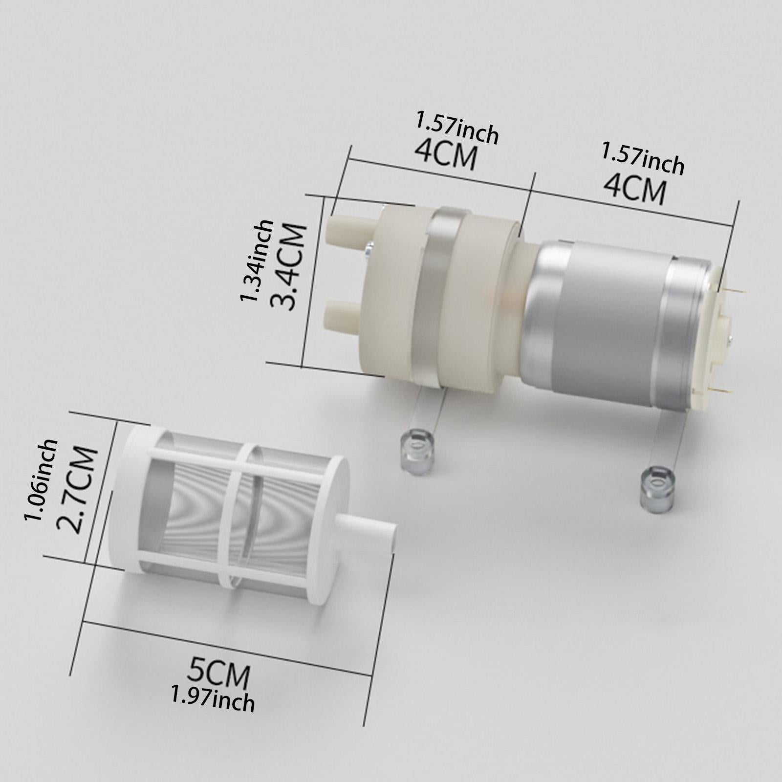 Self Priming Diaphragm Pump DC 12V Quiet for Water Coolers RV Water Dispenser No Cable
