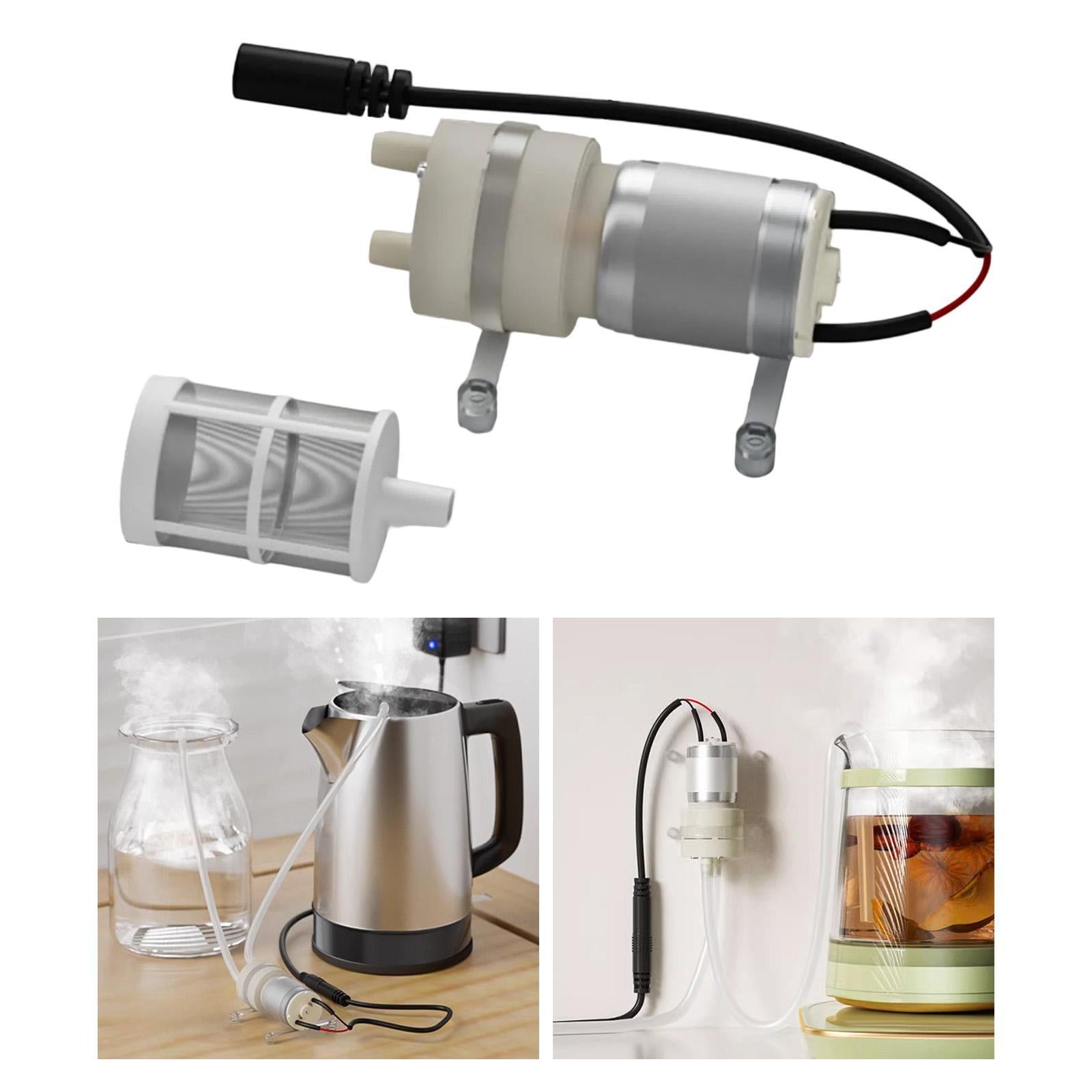 Self Priming Diaphragm Pump DC 12V Quiet for Water Coolers RV Water Dispenser With Cable