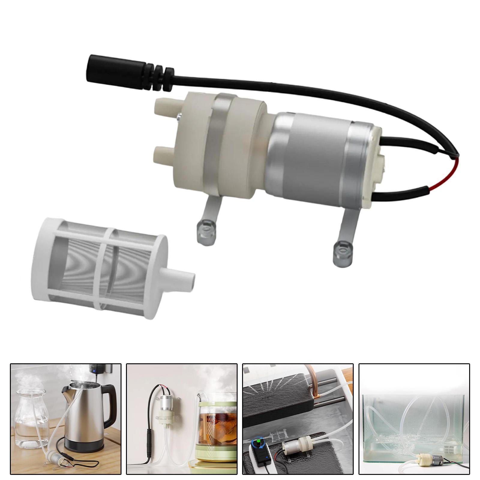 Self Priming Diaphragm Pump DC 12V Quiet for Water Coolers RV Water Dispenser With Cable