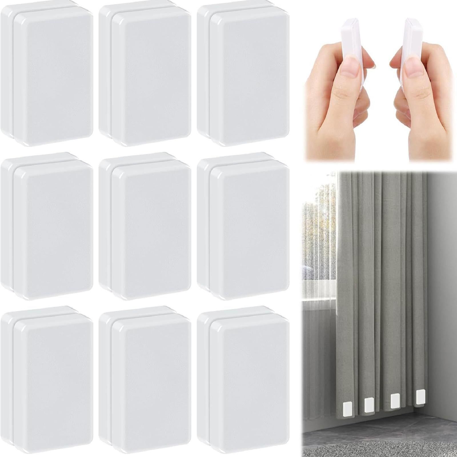 Outdoor Curtain Weights Fastener for Shower Curtain Outside Curtain Bathroom White