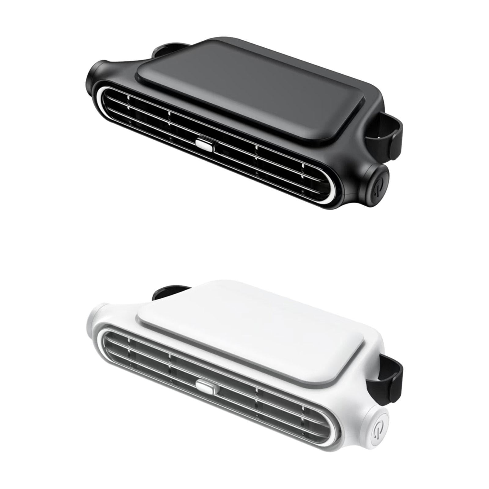 Cars Seat Fan for Backseat USB Plug Driving Automotive Trucks RV Cooling Fan Black