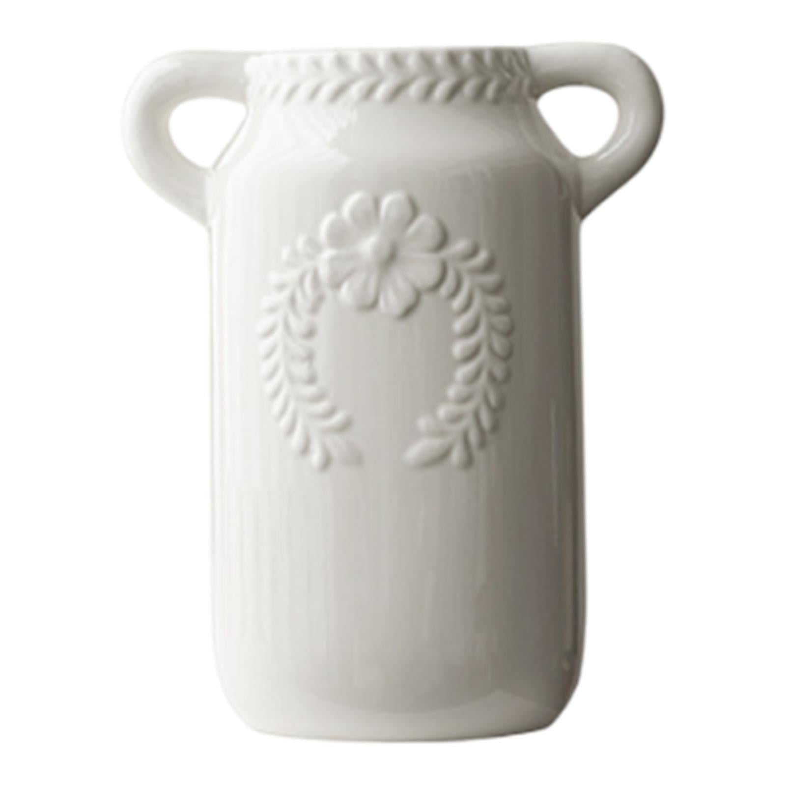 Flower Vase Gift Decoration Floral Arrangement for Mantel Housewarming Shelf Mouth 7.8 cm