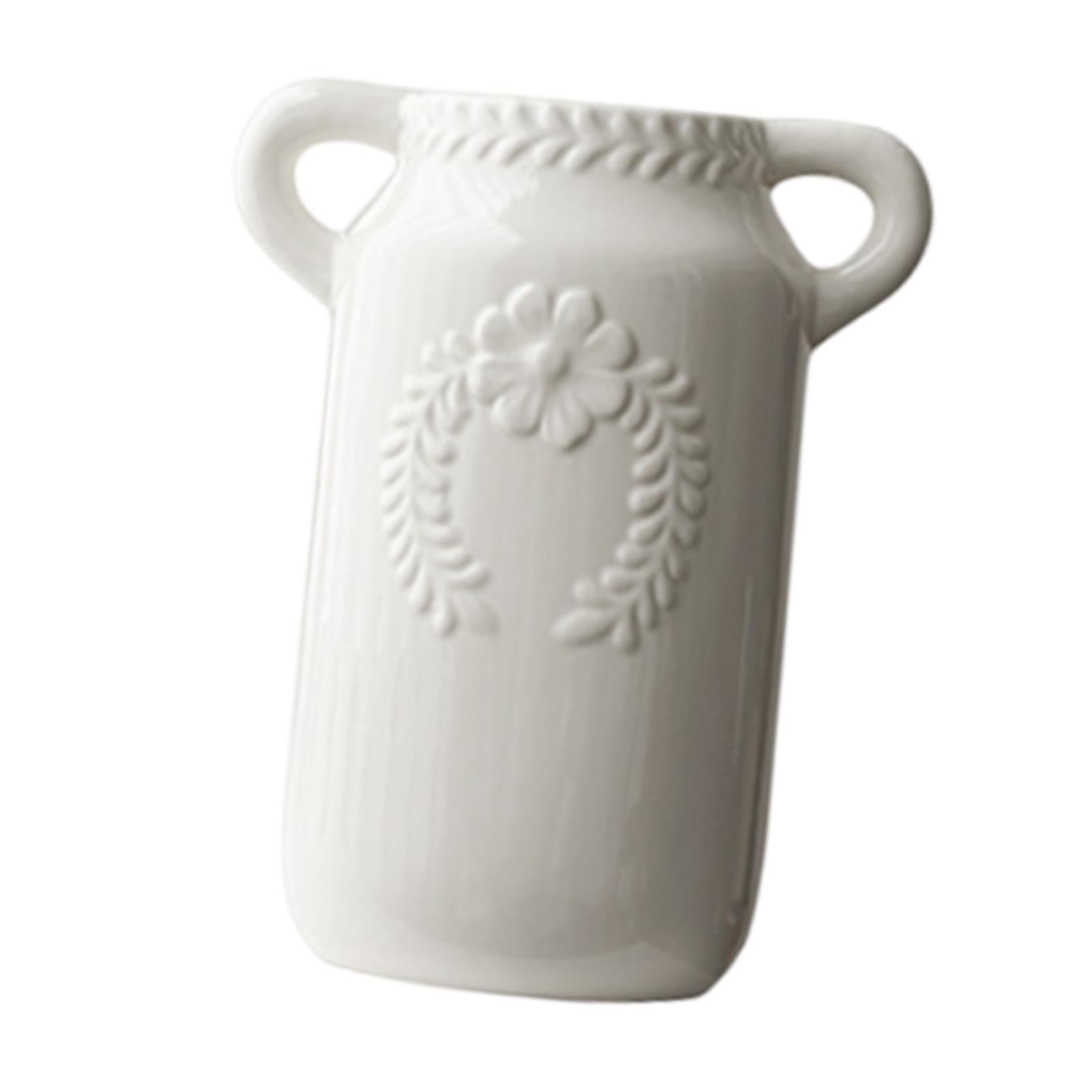 Flower Vase Gift Decoration Floral Arrangement for Mantel Housewarming Shelf Mouth 7.8 cm