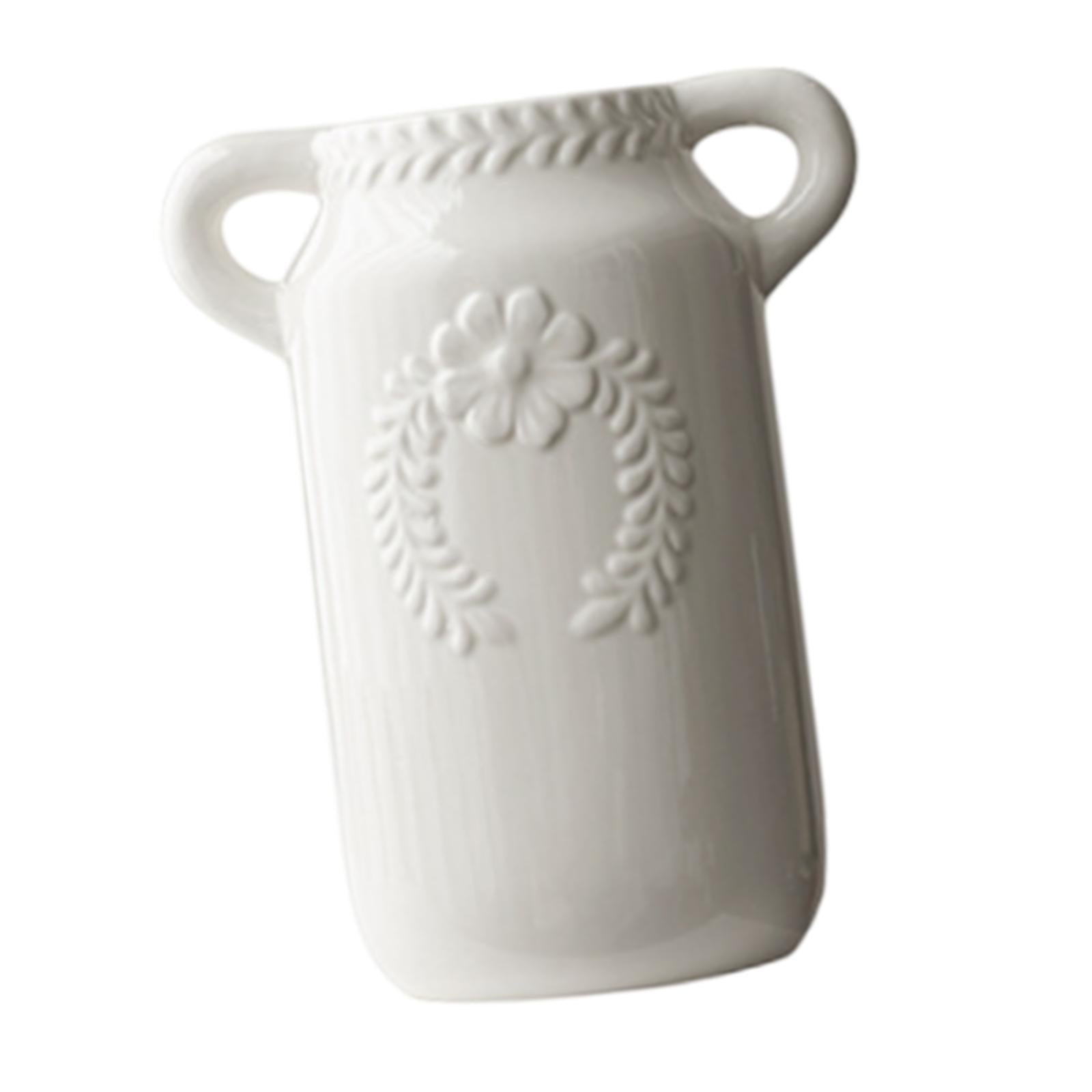 Flower Vase Gift Decoration Floral Arrangement for Mantel Housewarming Shelf Mouth 7.8 cm