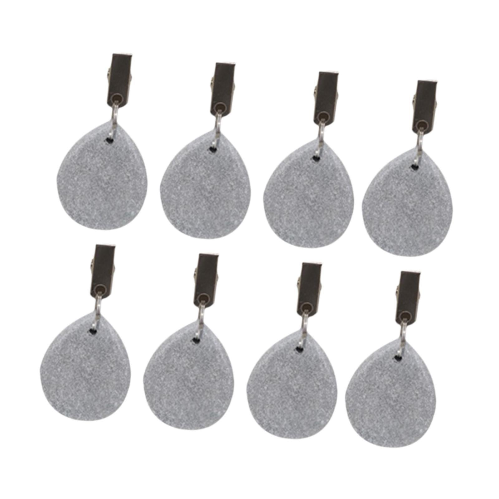 8x Tablecloth Weights Dinner Table Cover Decoration for Garden Indoor Picnic Gray 6 cm