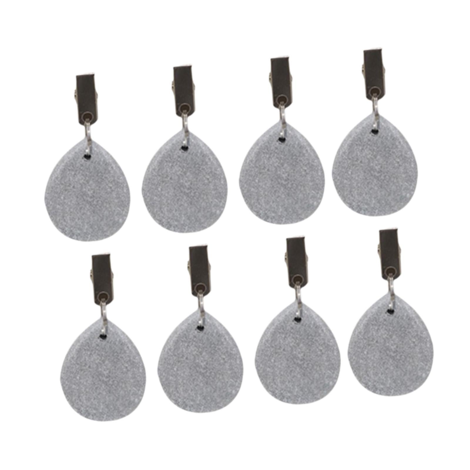 8x Tablecloth Weights Dinner Table Cover Decoration for Garden Indoor Picnic Gray 6 cm