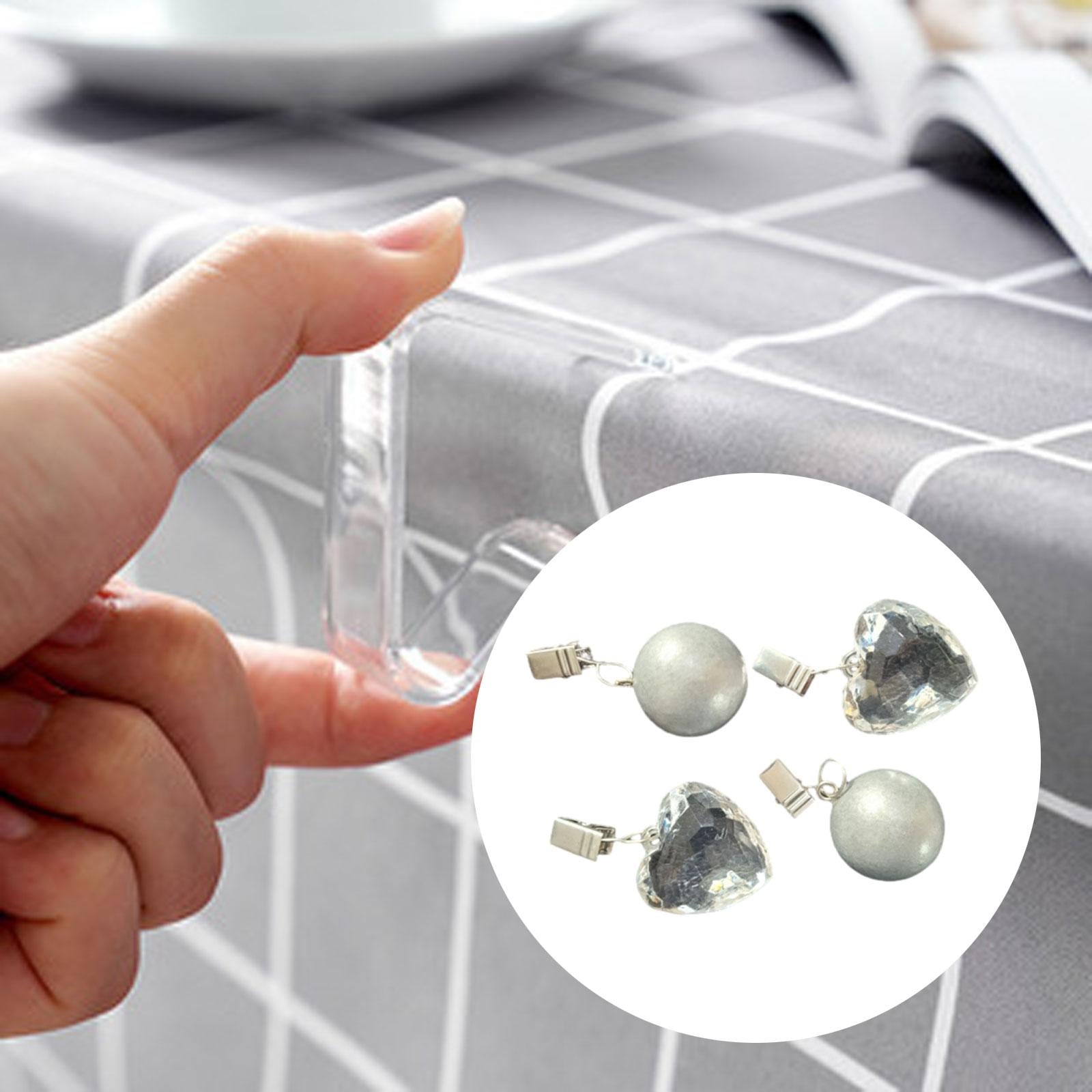 4Pcs Table Cover Weights Tablecloth Pendant Bathroom Flag Tablecloth Weights