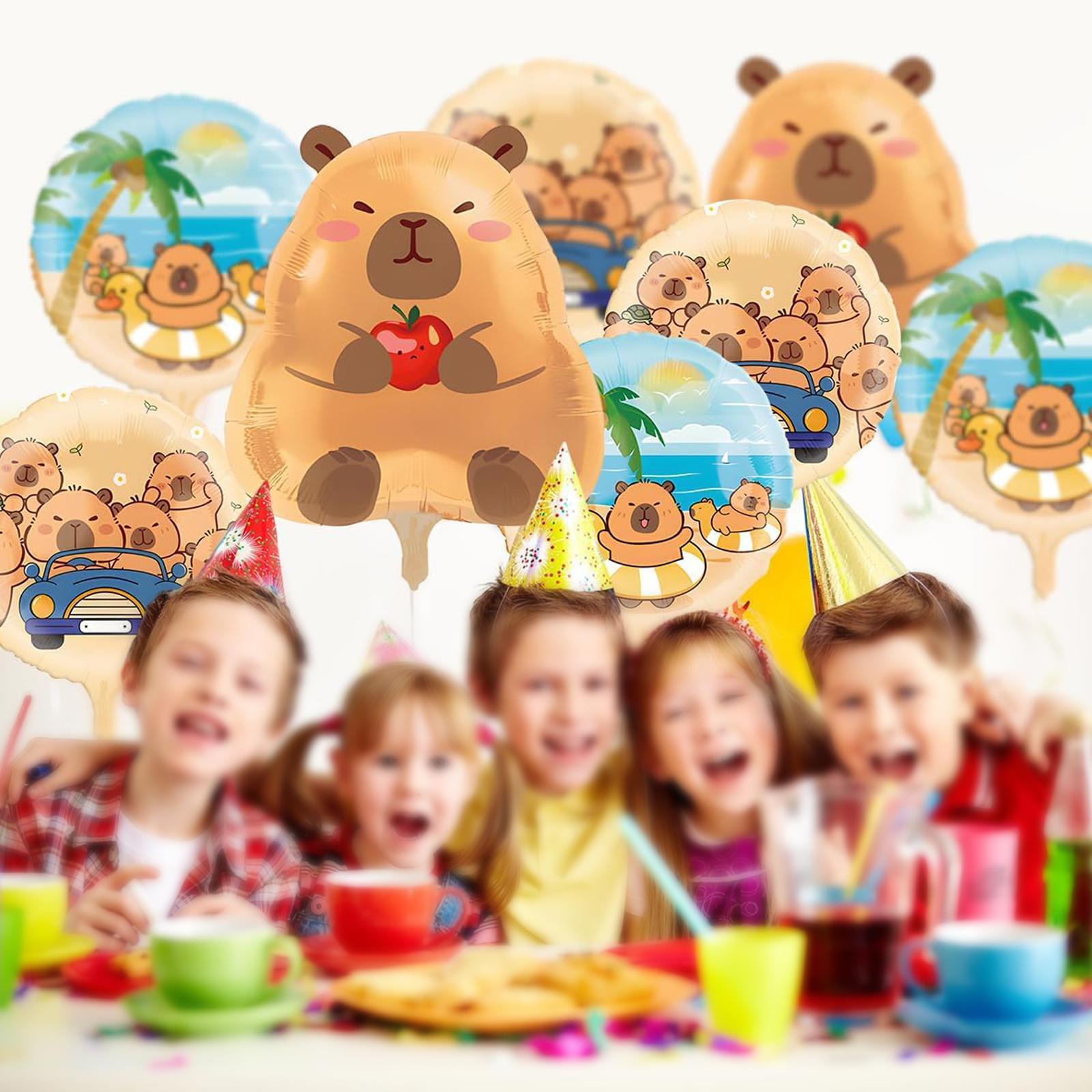 18x Duckling Cartoon Balloons Party Supplies for Cafe Living Room Restaurant