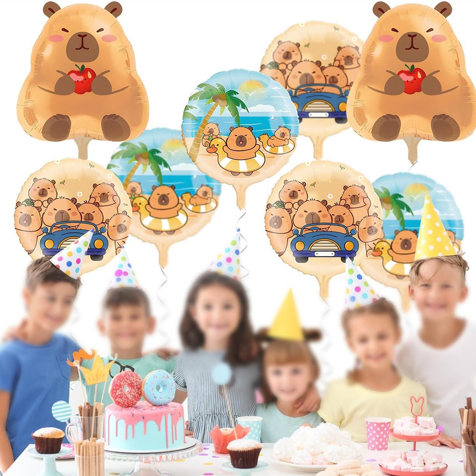 18x Duckling Cartoon Balloons Party Supplies for Cafe Living Room Restaurant