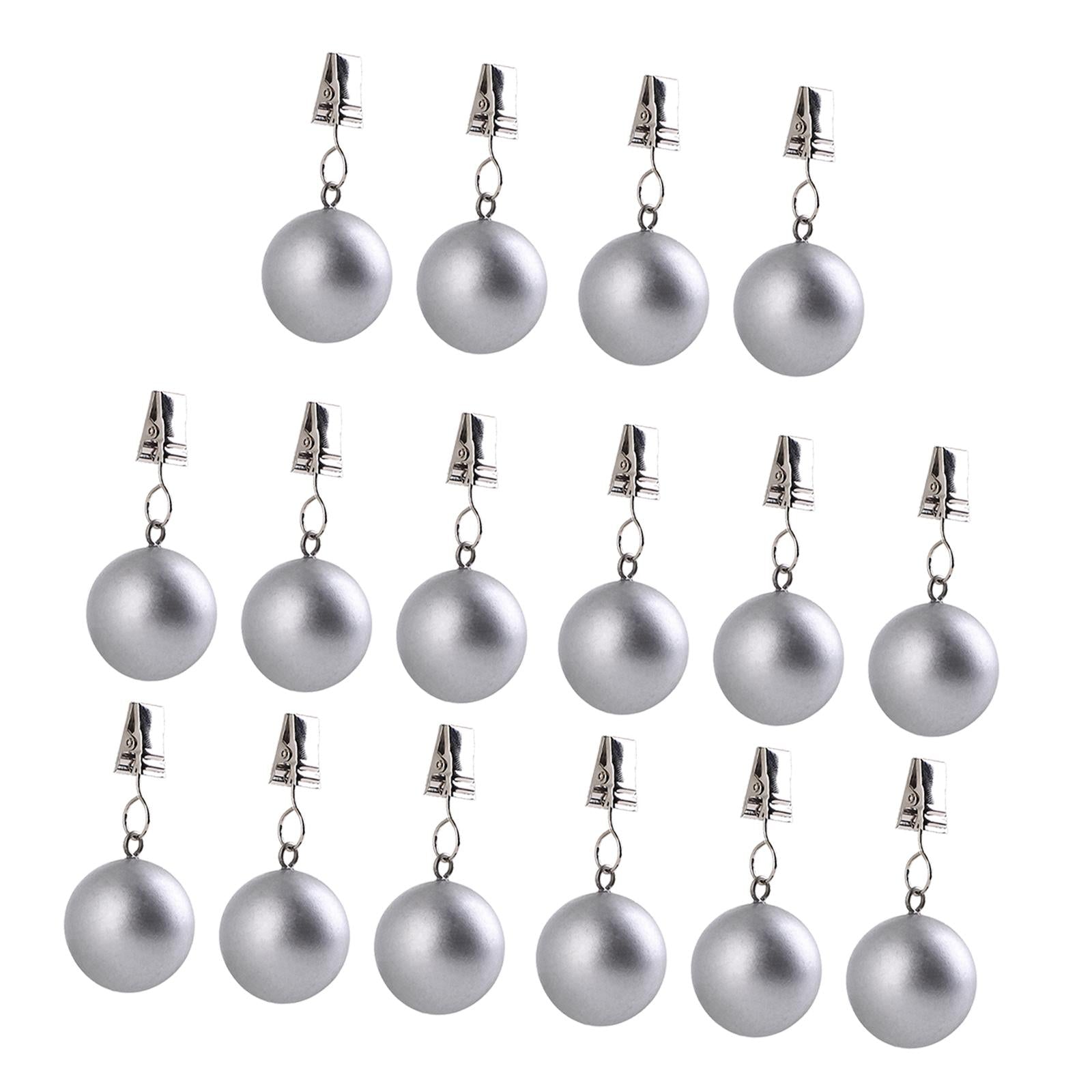 Tablecloth Weights Decoration Hangers for Shower Curtains Table Cloth Dinner 16pcs